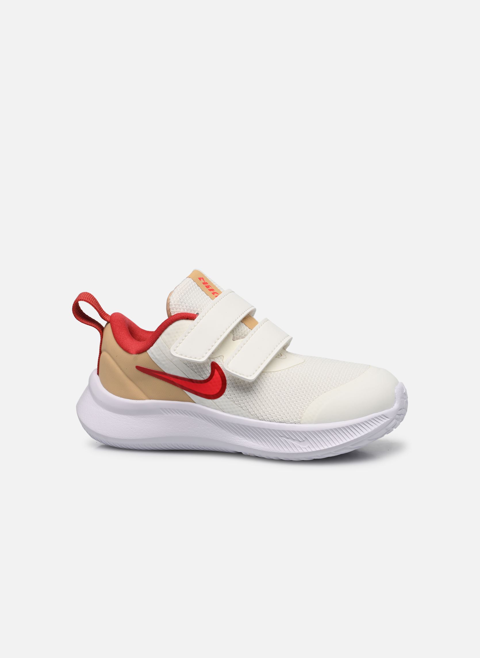 Sportschoenen Nike Star Runner 3 (Tdv) beige Nike Sportschoenen Nike Star Runner 3 (Tdv) beige Sail/Bright Crimson-Sesame-Red