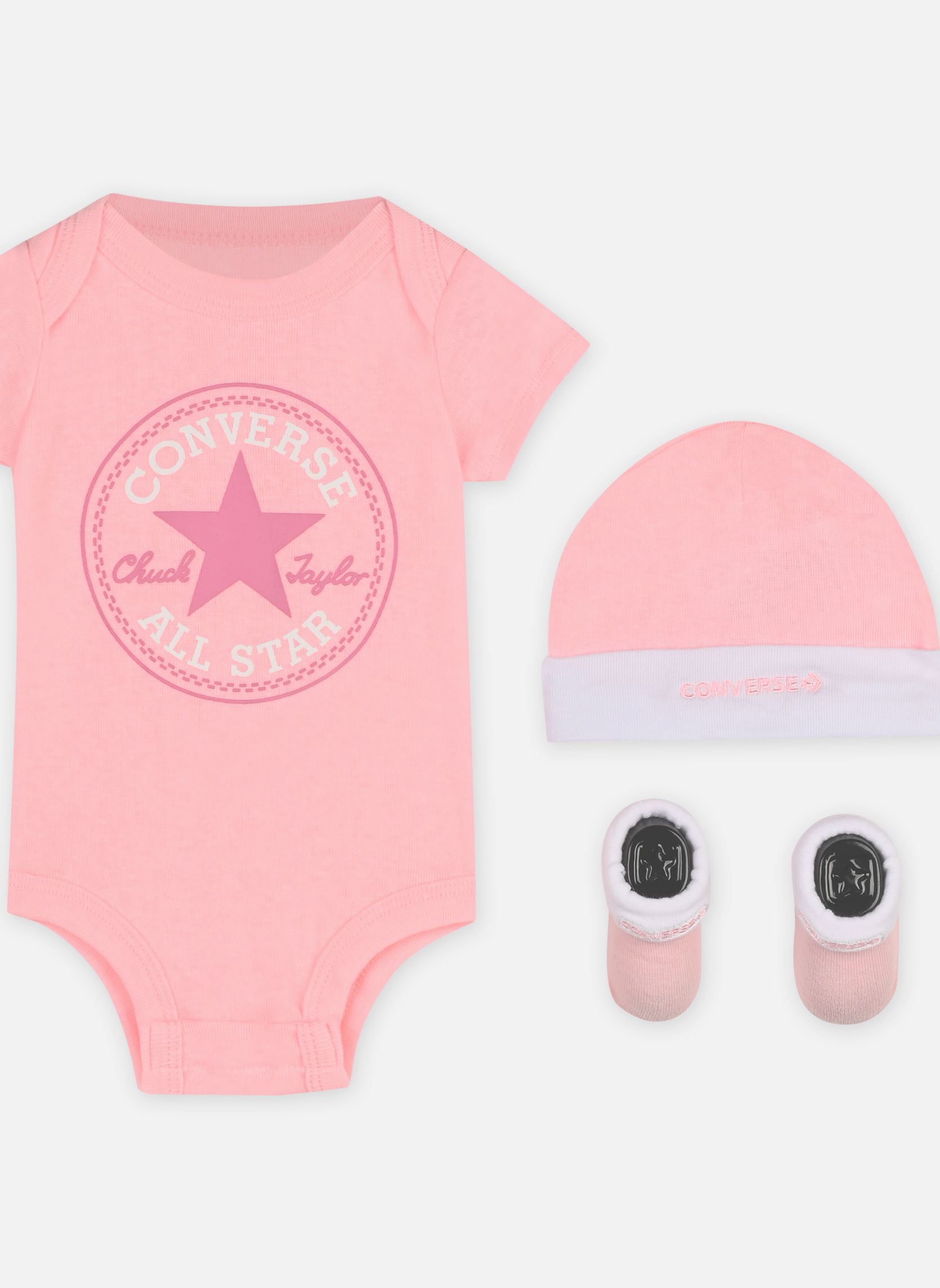 Sets Classic Ctp Infant Hat Bodysuit Bootie S mädchen rosa Converse Apparel Sets Classic Ctp Infant Hat Bodysuit Bootie S mädchen rosa ARCTIC PUNCH
