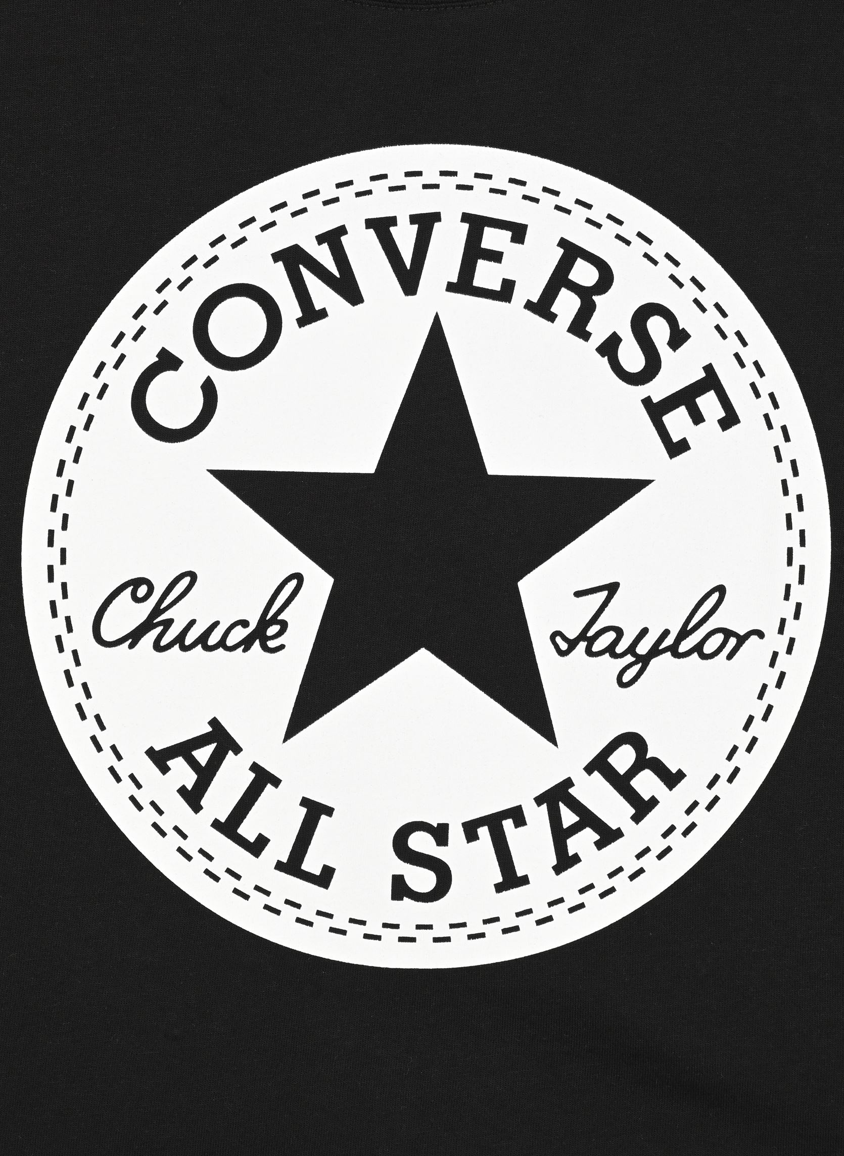 Tee-shirts Signature Chuck Patch Boxy Tee fille noir Converse Apparel Tee-shirts Signature Chuck Patch Boxy Tee fille noir Black