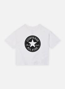 Tee-shirts Signature Chuck Patch Boxy Tee fille blanc Converse Apparel Tee-shirts Signature Chuck Patch Boxy Tee fille blanc White