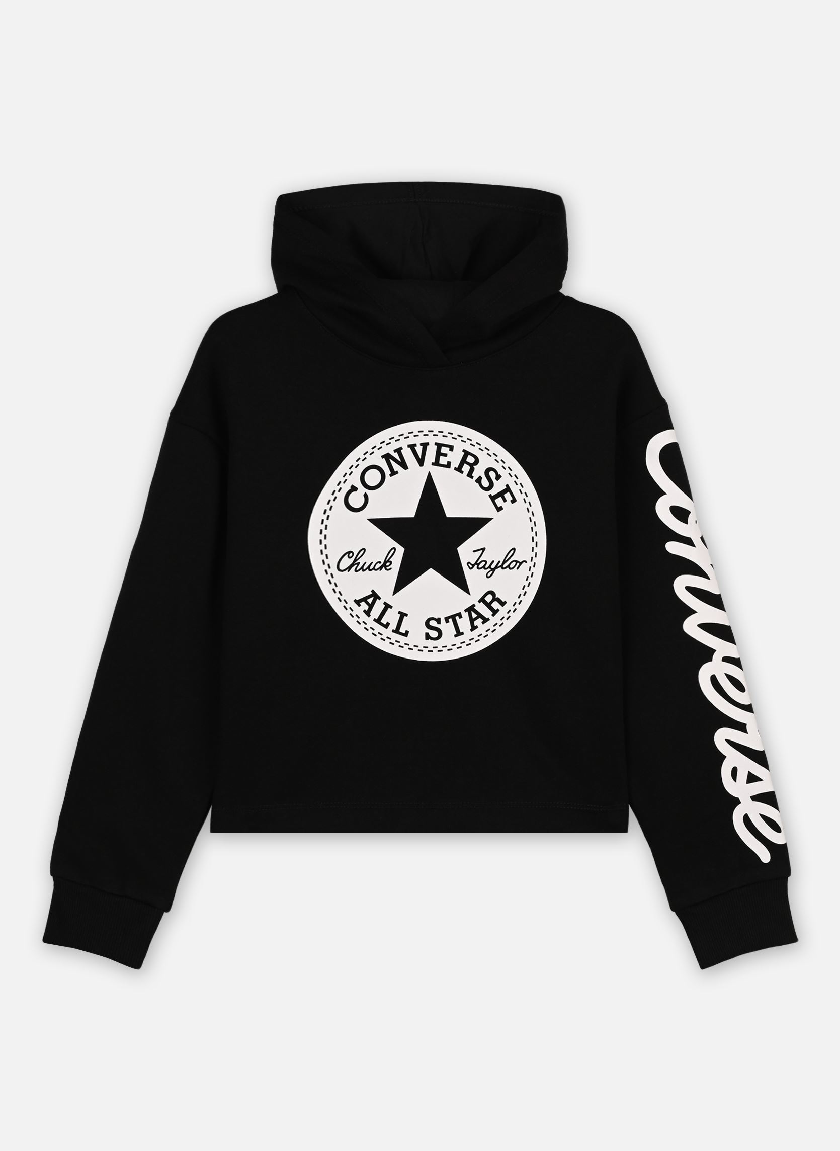 Vêtements Converse Apparel Chuck Patch Croppedhoodie pour Accessoires - vue 3