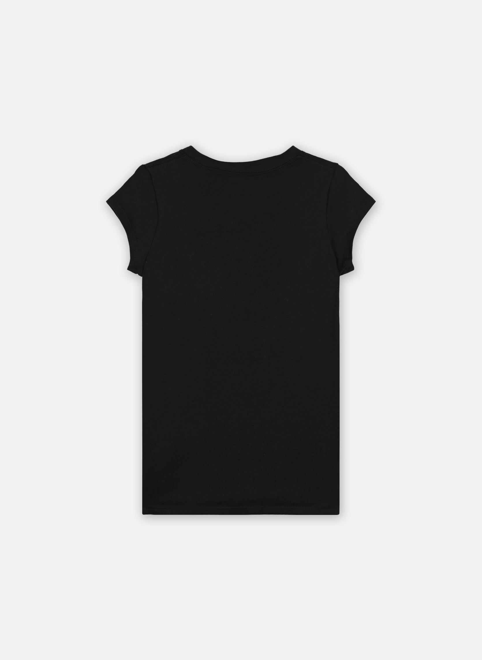 Tee-shirts Cnvg Timeless Chuck Patch Tee fille noir Converse Apparel Tee-shirts Cnvg Timeless Chuck Patch Tee fille noir BLACK(WHITE)
