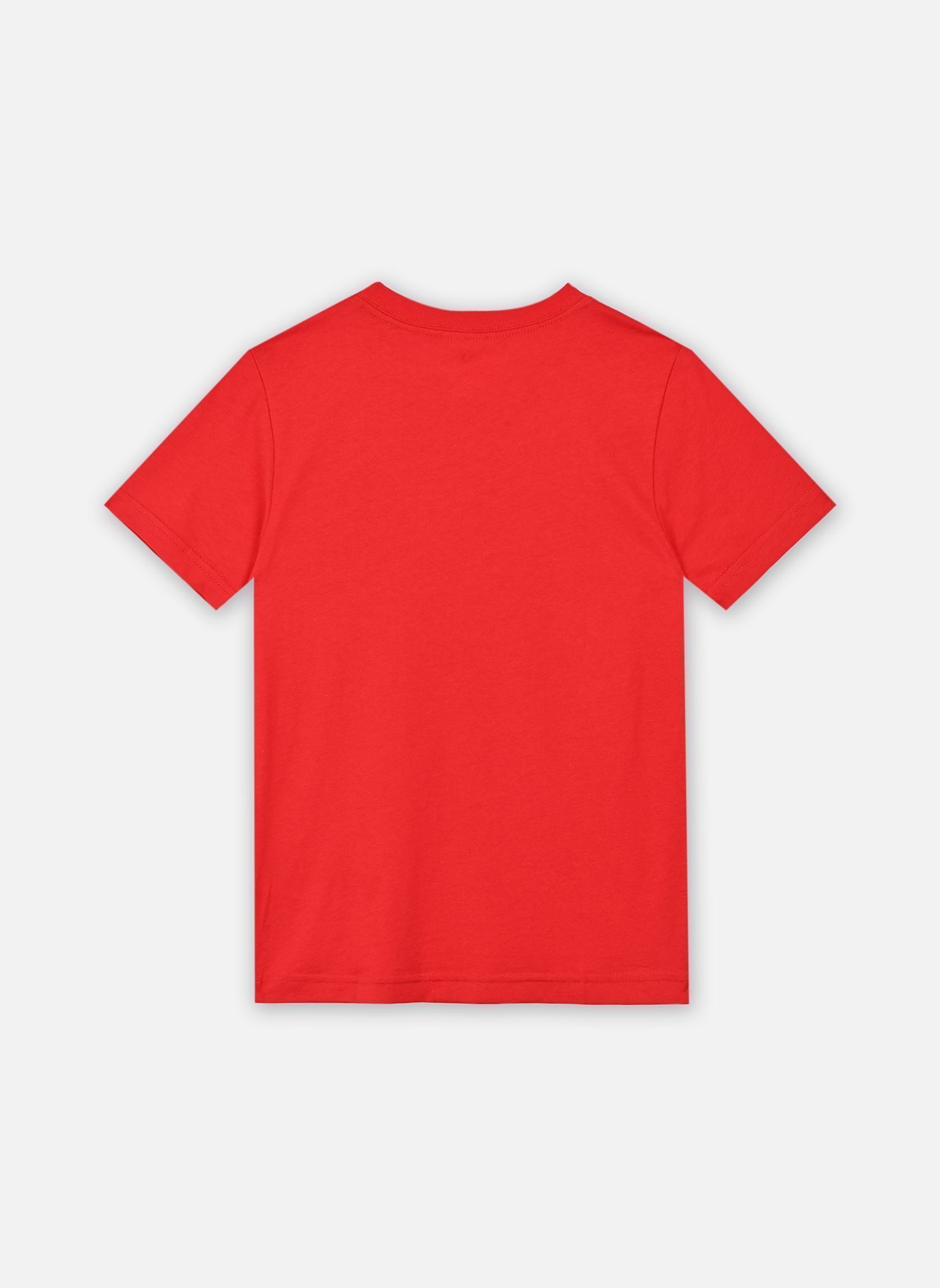 Tee-shirts Cnvb Ss Printed Ctp Tee garçon rouge Converse Apparel Tee-shirts Cnvb Ss Printed Ctp Tee garçon rouge Enamel Red