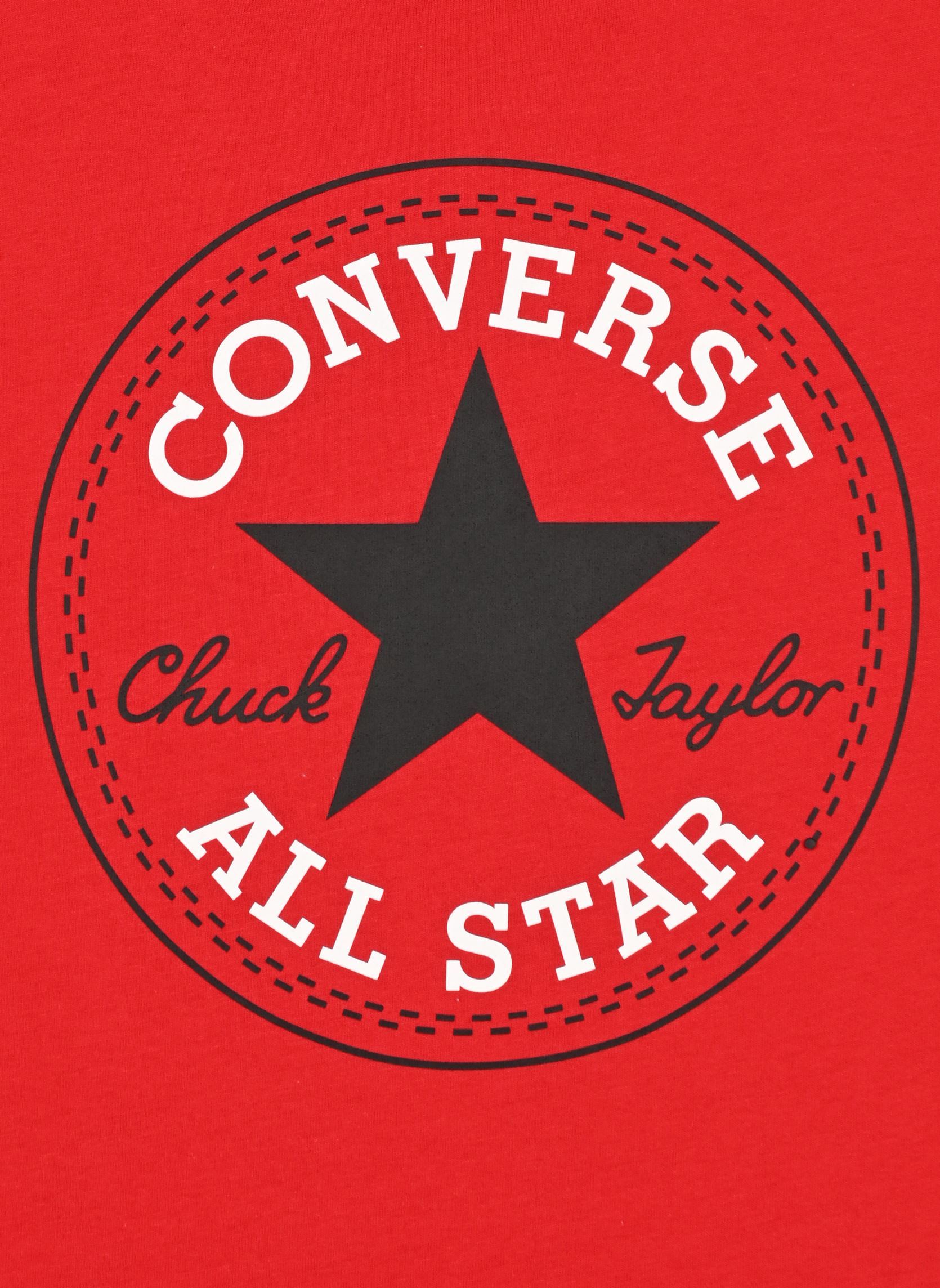 T-Shirts Cnvb Chuck Patch Tee jungen rot Converse Apparel T-Shirts Cnvb Chuck Patch Tee jungen rot ENAMEL RED
