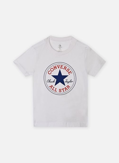 Converse Apparel Tee-shirts Cnvb Chuck Patch Tee garçon blanc