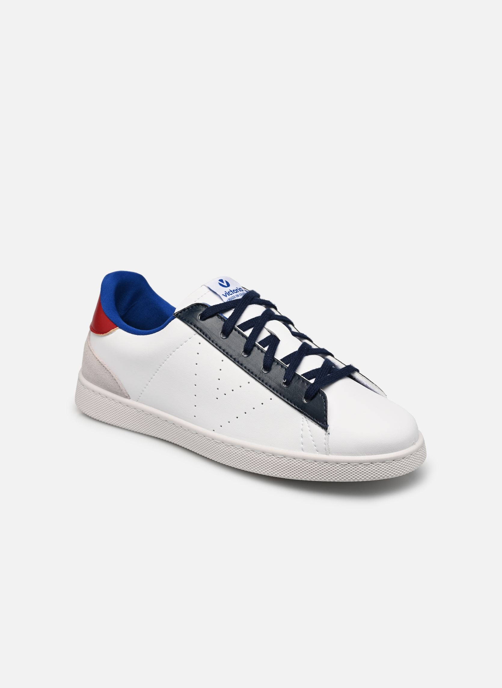 Zapatillas bajas Tenis Efecto Piel Combinado hombre azul Victoria ...