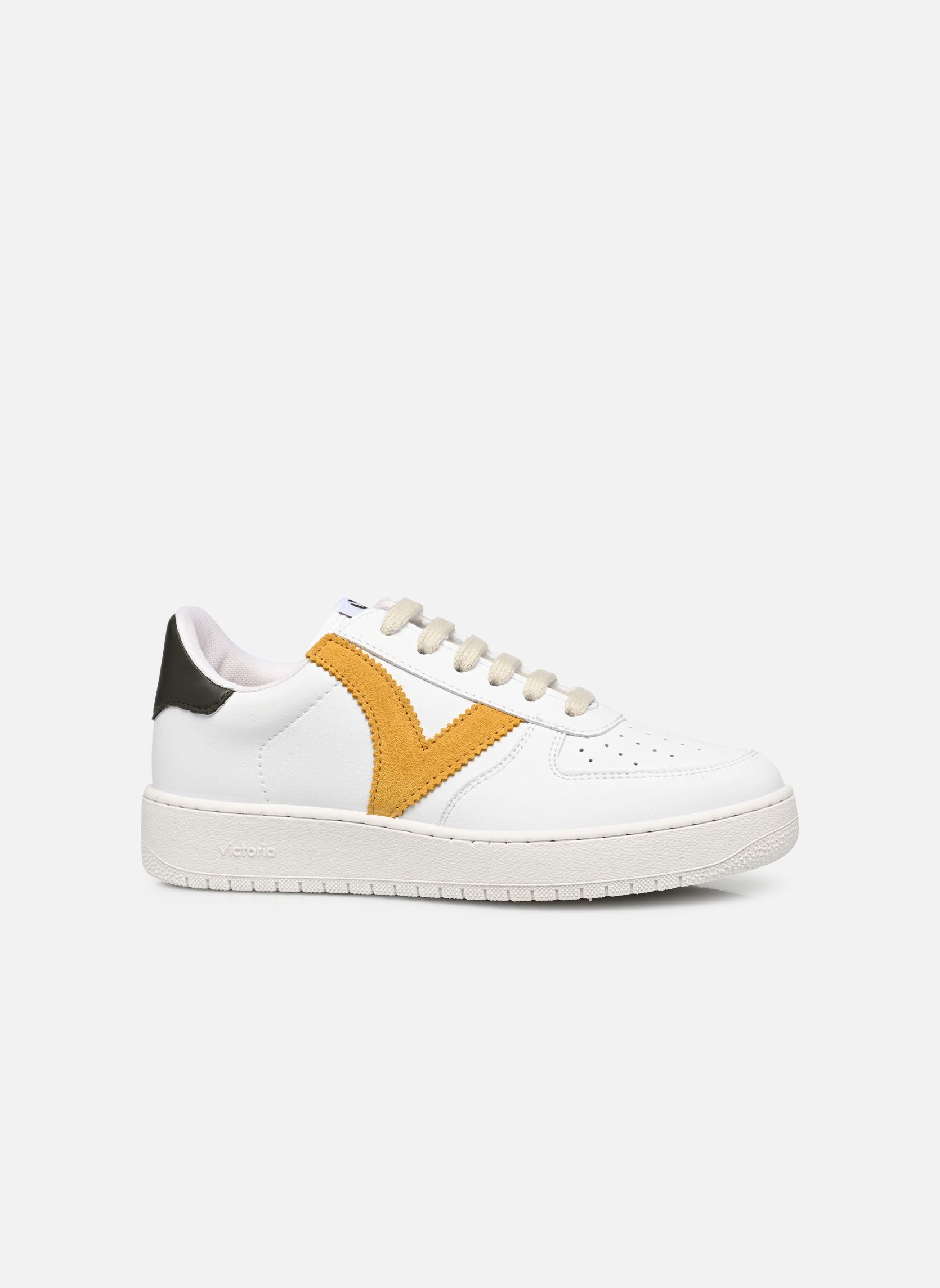 Niedrige Sneaker Madrid Efecto Piel & Serraje W damen weiß Victoria Niedrige Sneaker Madrid Efecto Piel & Serraje W damen weiß MOSTAZA