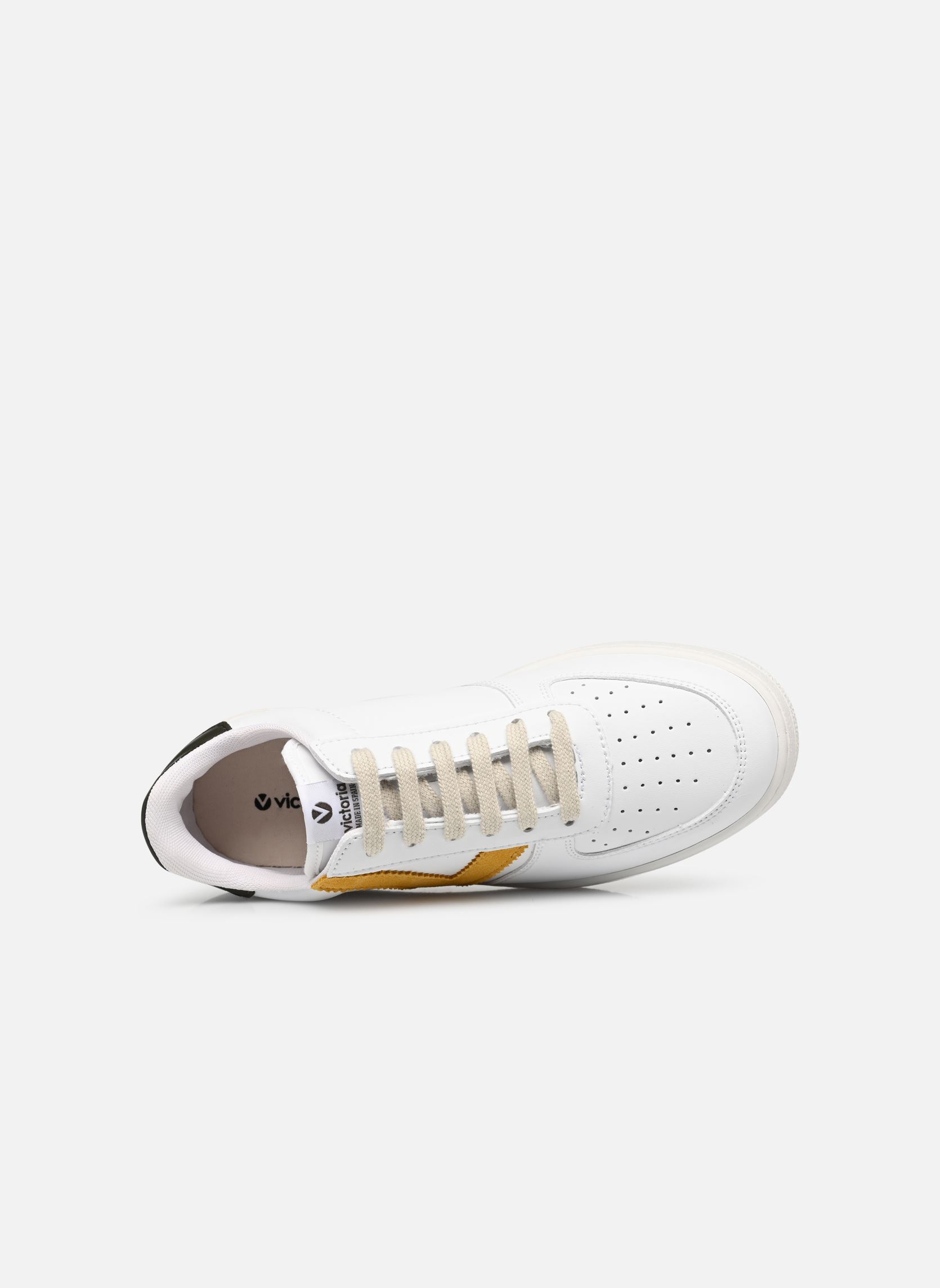 Niedrige Sneaker Madrid Efecto Piel & Serraje W damen weiß Victoria Niedrige Sneaker Madrid Efecto Piel & Serraje W damen weiß MOSTAZA