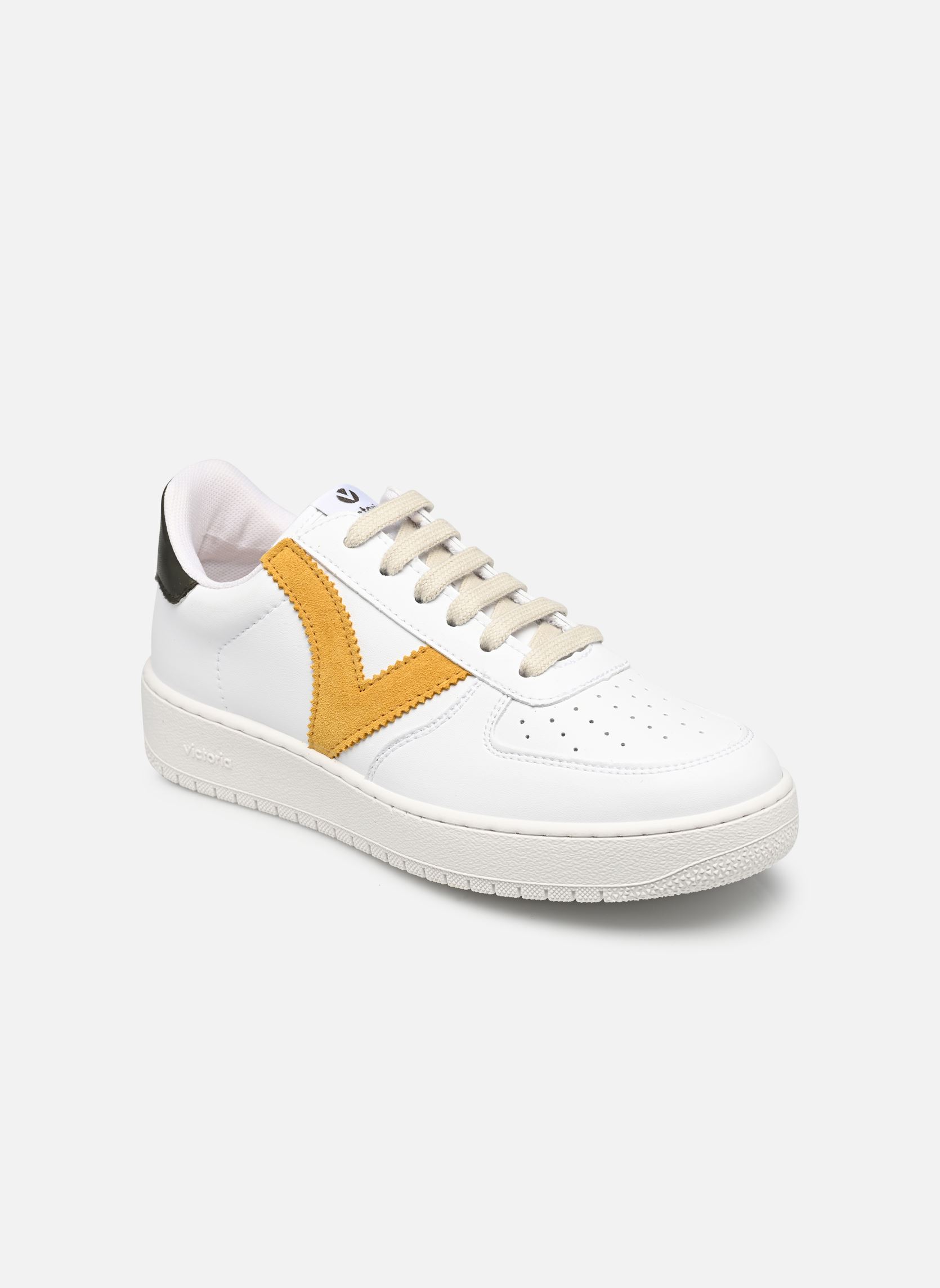 Niedrige Sneaker Madrid Efecto Piel & Serraje W damen weiß Victoria Niedrige Sneaker Madrid Efecto Piel & Serraje W damen weiß MOSTAZA