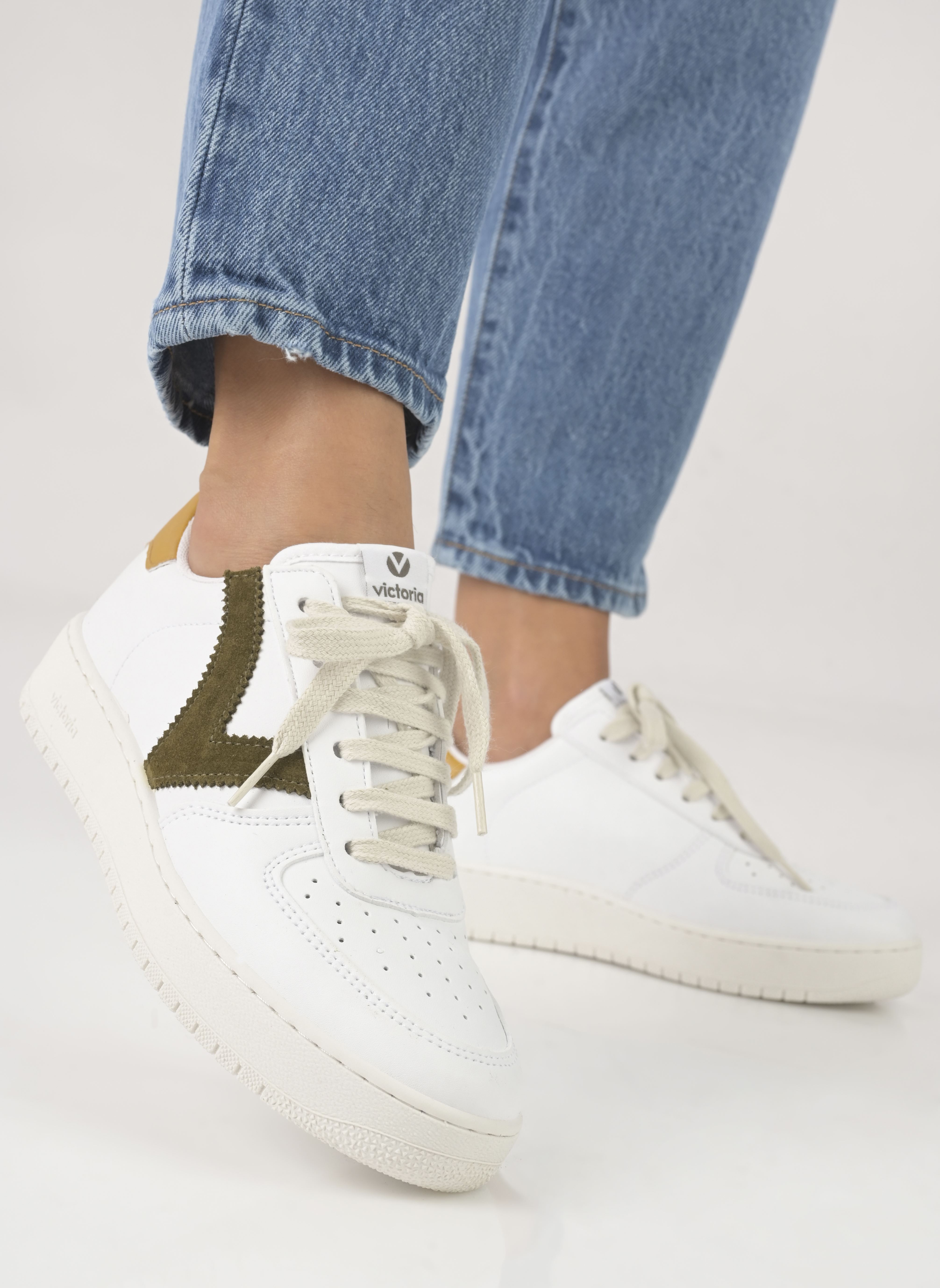 Niedrige Sneaker Madrid Efecto Piel & Serraje W damen grün Victoria Niedrige Sneaker Madrid Efecto Piel & Serraje W damen grün Kaki