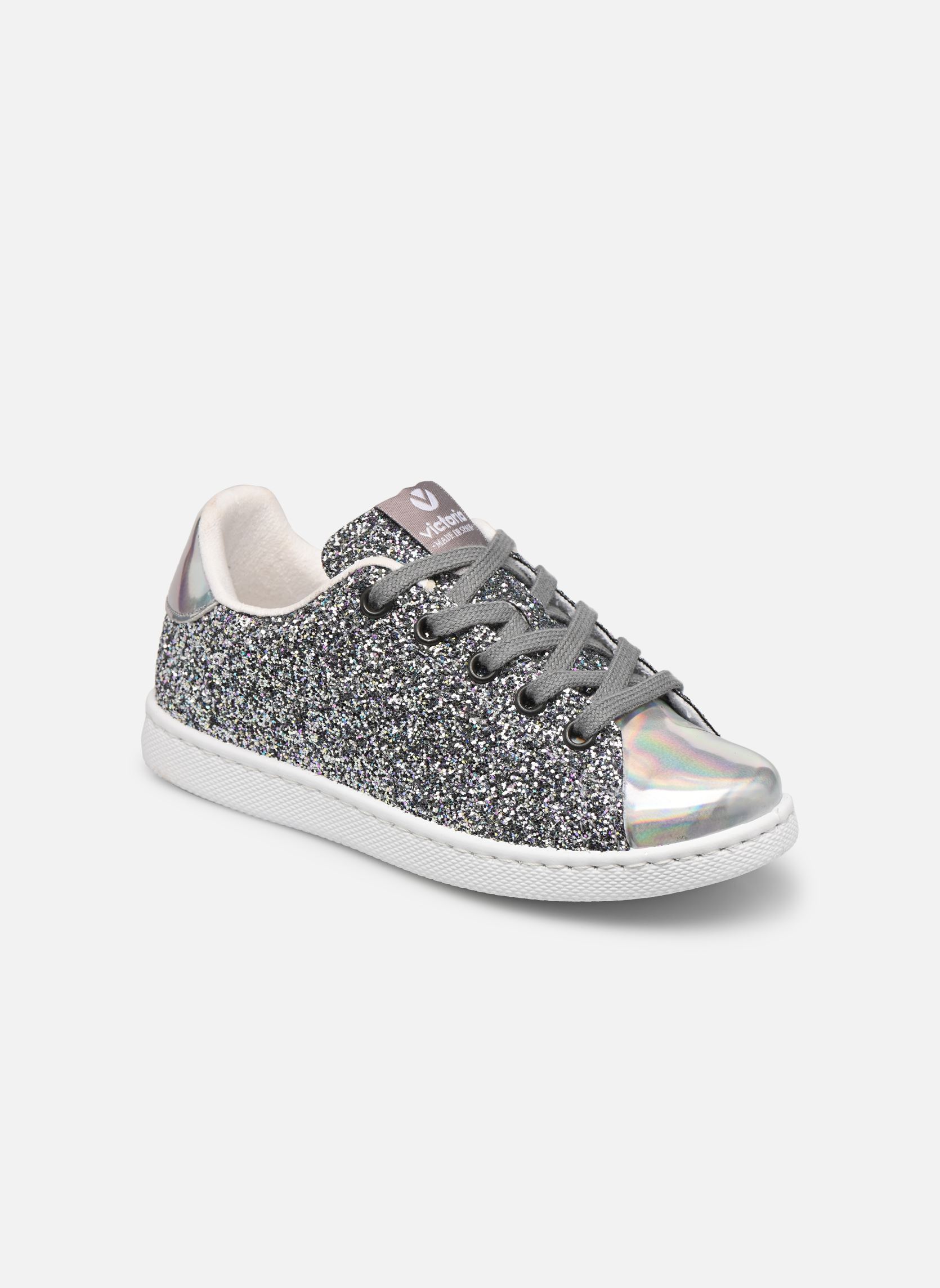 Baskets basses Tenis Glitter K fille argent Victoria Baskets basses Tenis Glitter K fille argent Plata