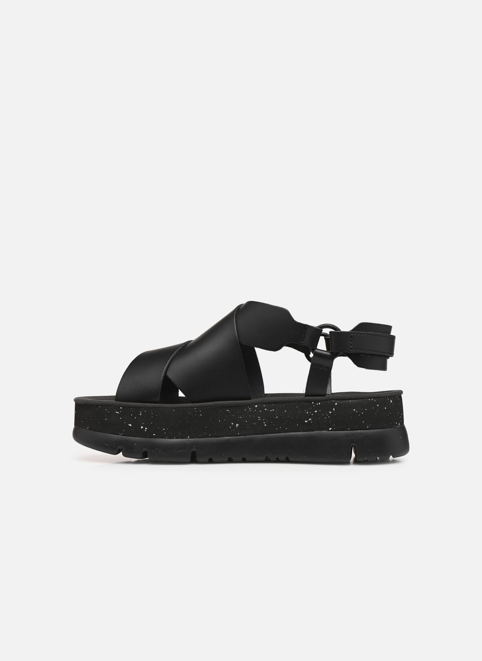 Keil- und Plateausandalen Oruga Up K201399 W damen schwarz Camper Keil- und Plateausandalen Oruga Up K201399 W damen schwarz BLACK