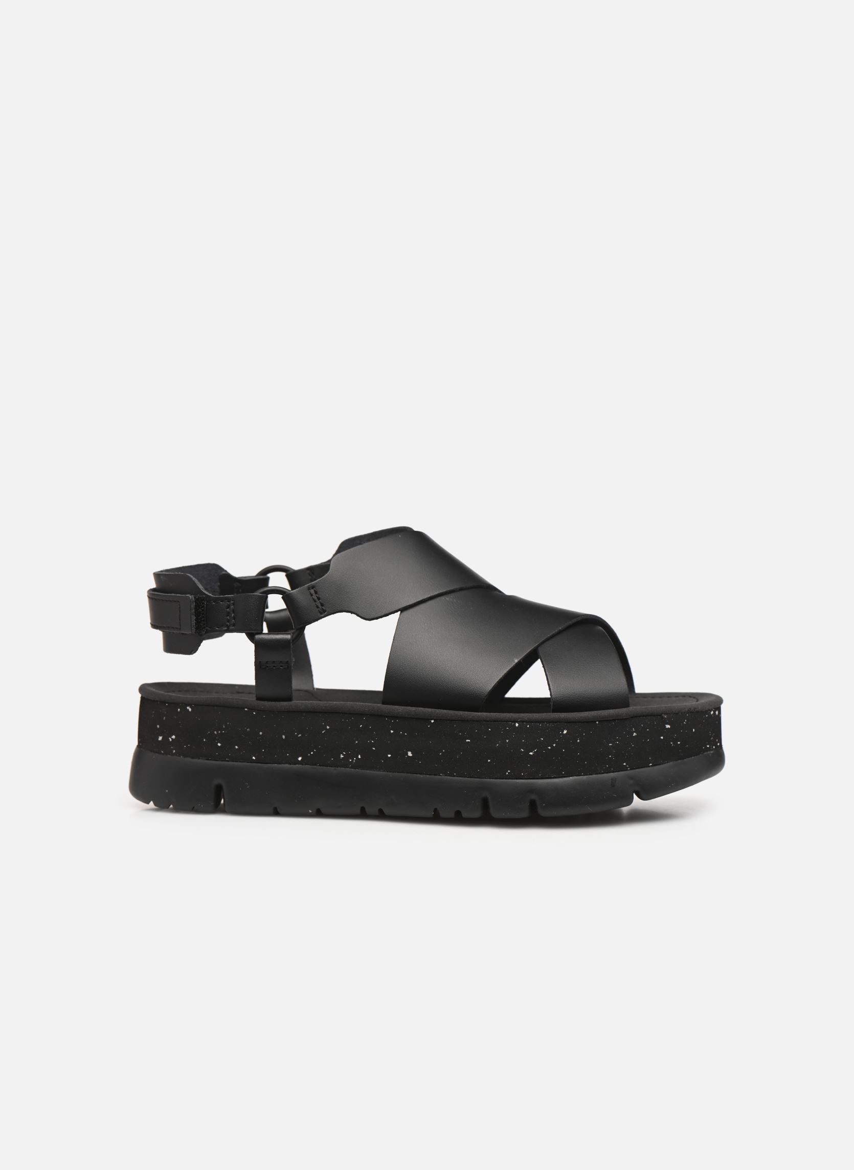 Keil- und Plateausandalen Oruga Up K201399 W damen schwarz Camper Keil- und Plateausandalen Oruga Up K201399 W damen schwarz BLACK