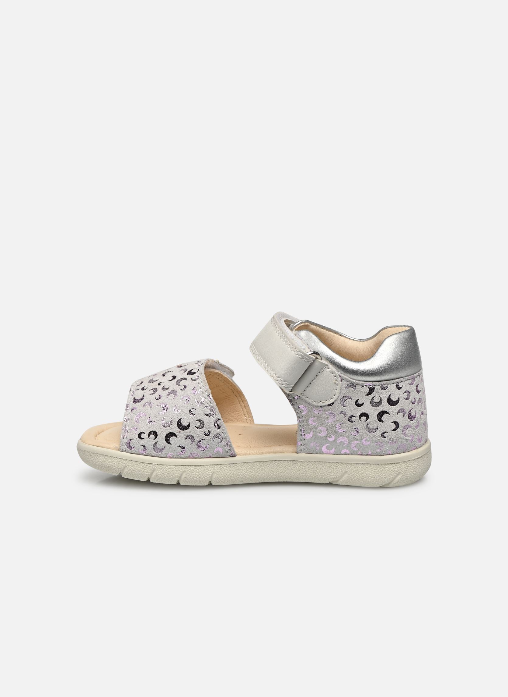Sandalen B Sandal Alul Girl B251YA mädchen silber Geox Sandalen B Sandal Alul Girl B251YA mädchen silber White/silver