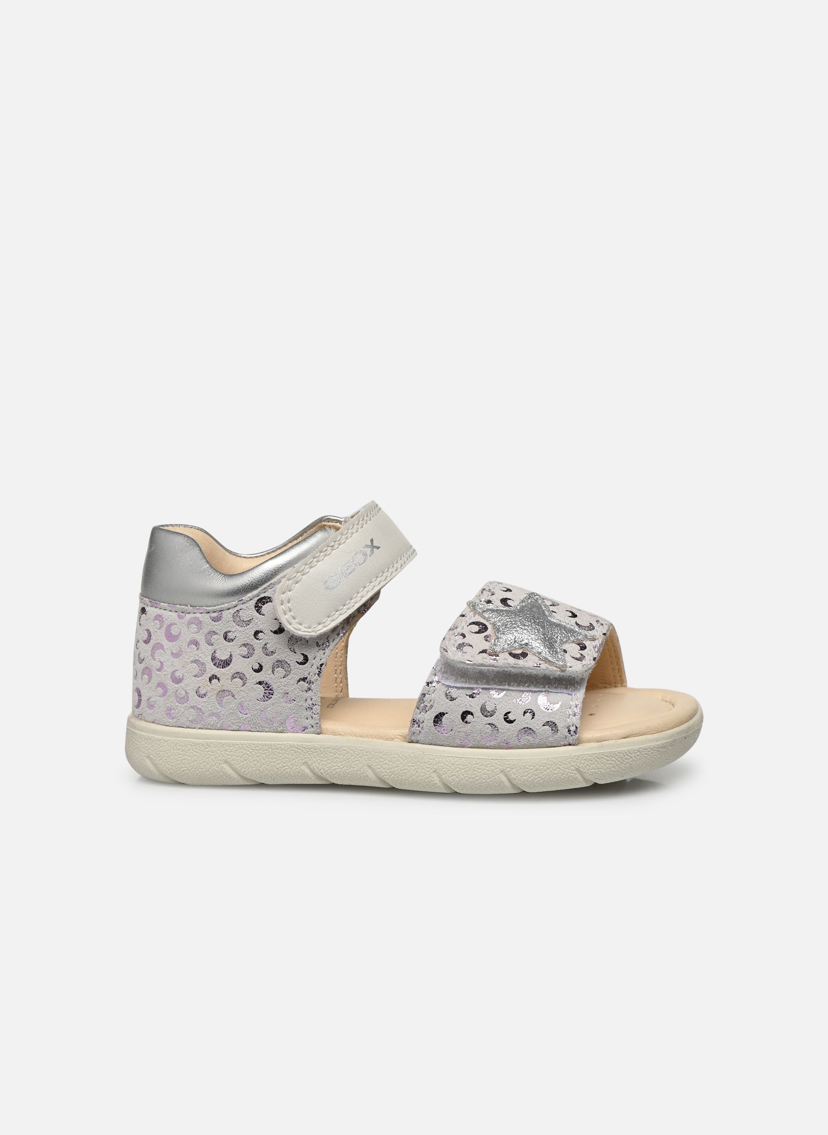 Sandalen B Sandal Alul Girl B251YA mädchen silber Geox Sandalen B Sandal Alul Girl B251YA mädchen silber White/silver