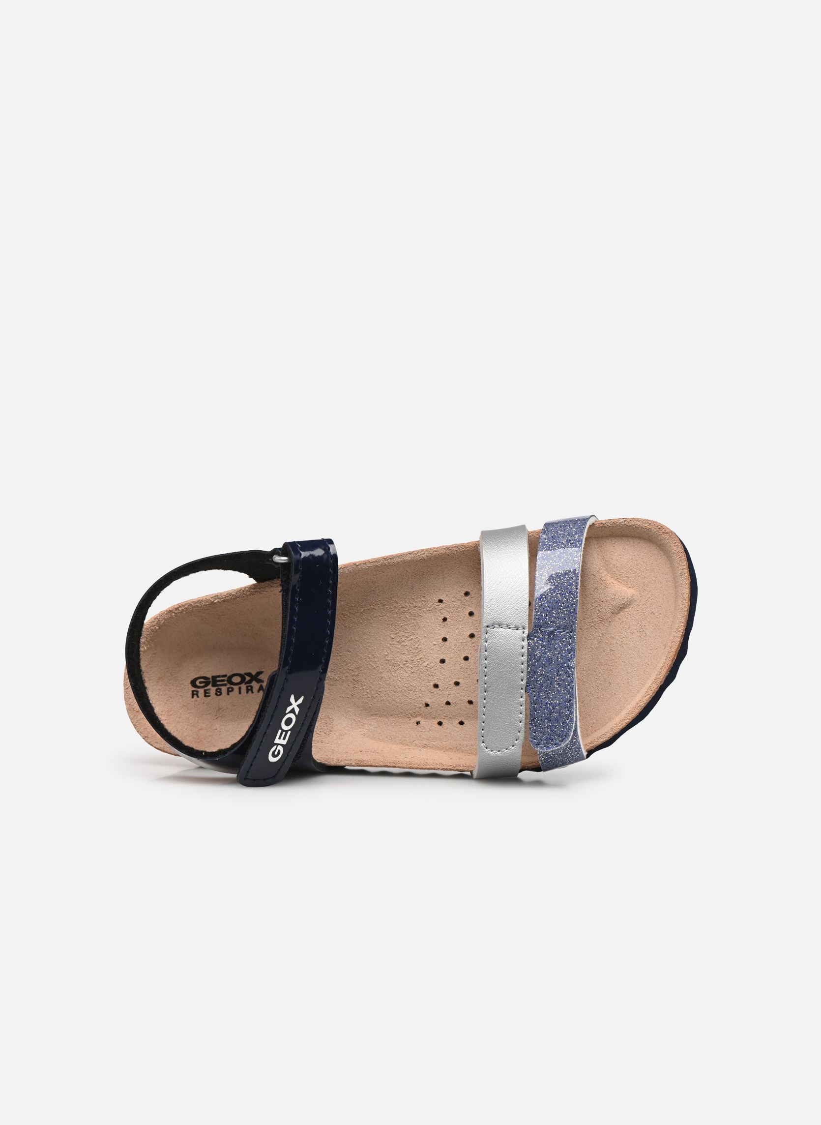 Sandalen J Adriel Girl J258MA mädchen blau Geox Sandalen J Adriel Girl J258MA mädchen blau Navy/silver