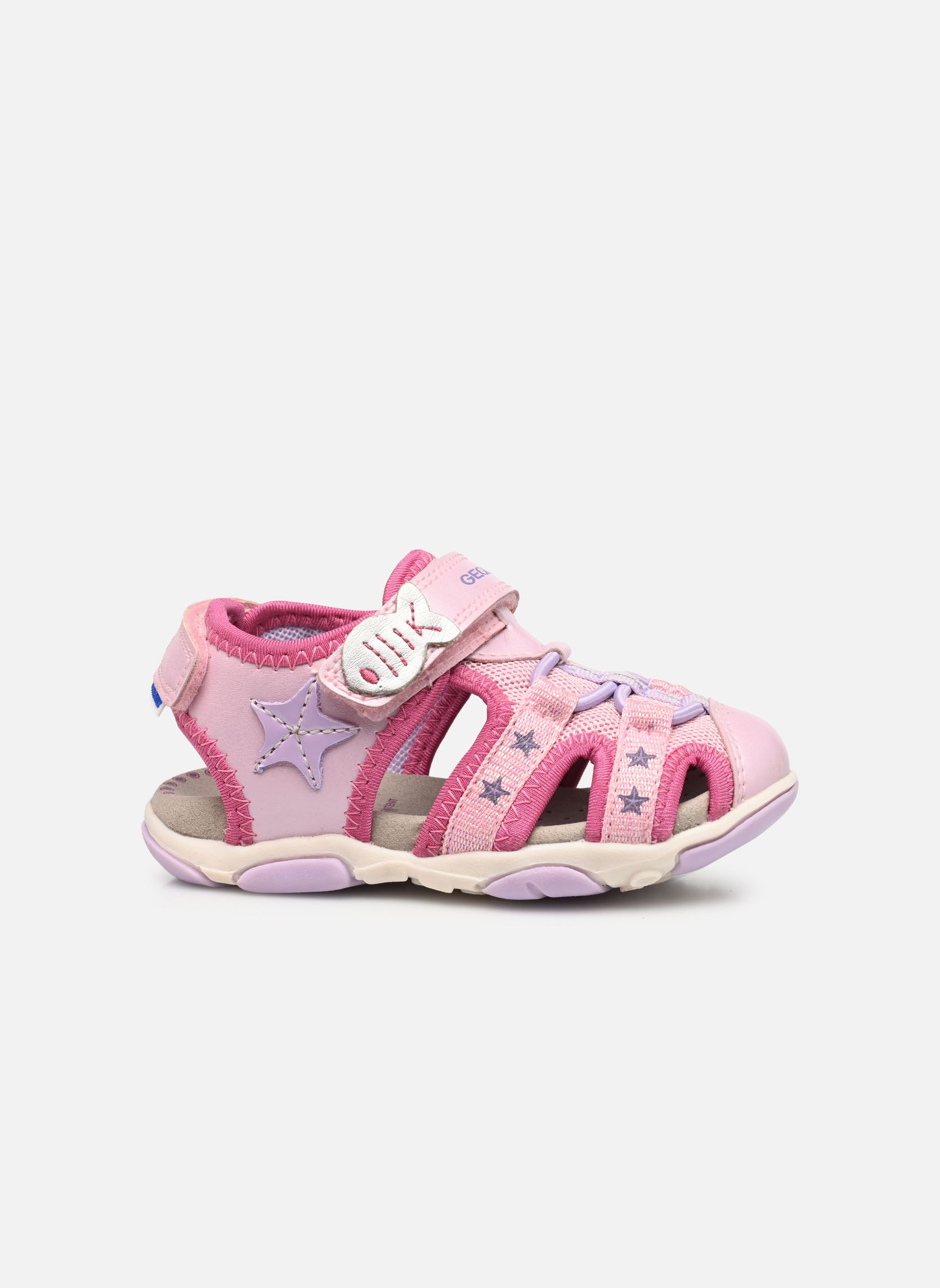 Sandales B Sandal Agasim Girl B250ZA fille rose Geox Sandales B Sandal Agasim Girl B250ZA fille rose Lt Pink/Lilac