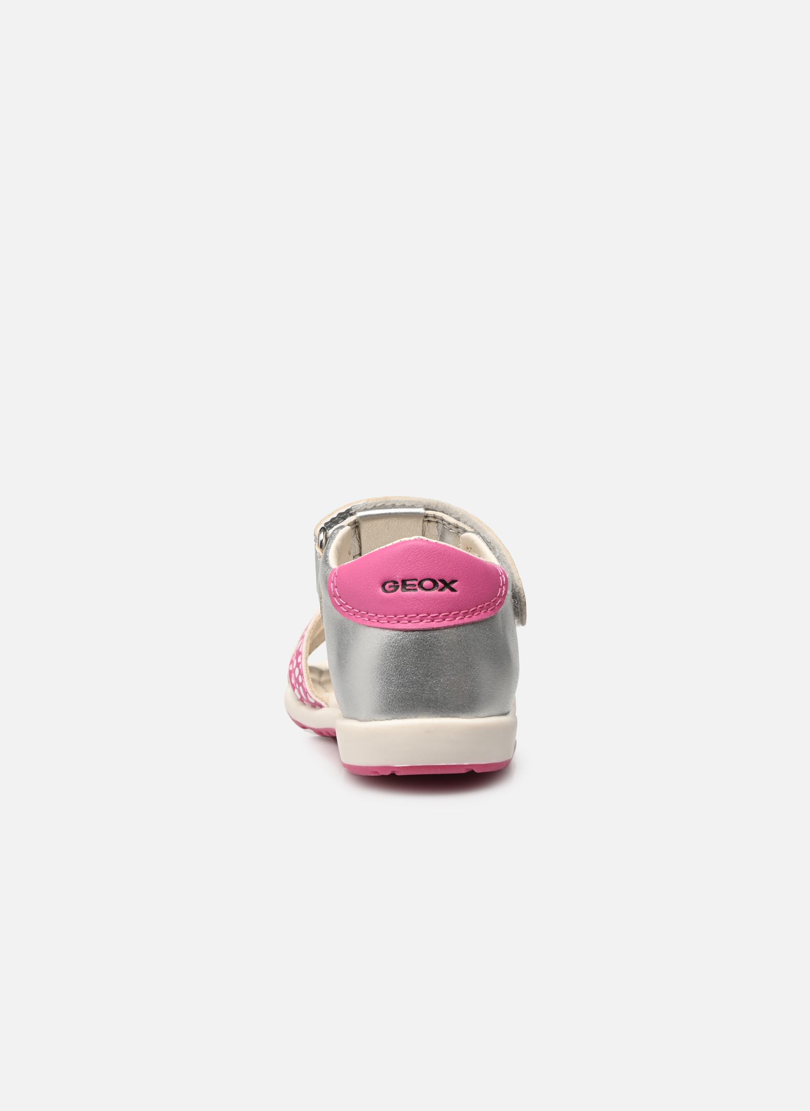 Sandales B Verred B1521B fille argent Geox Sandales B Verred B1521B fille argent Lt Grey/Fuchsia