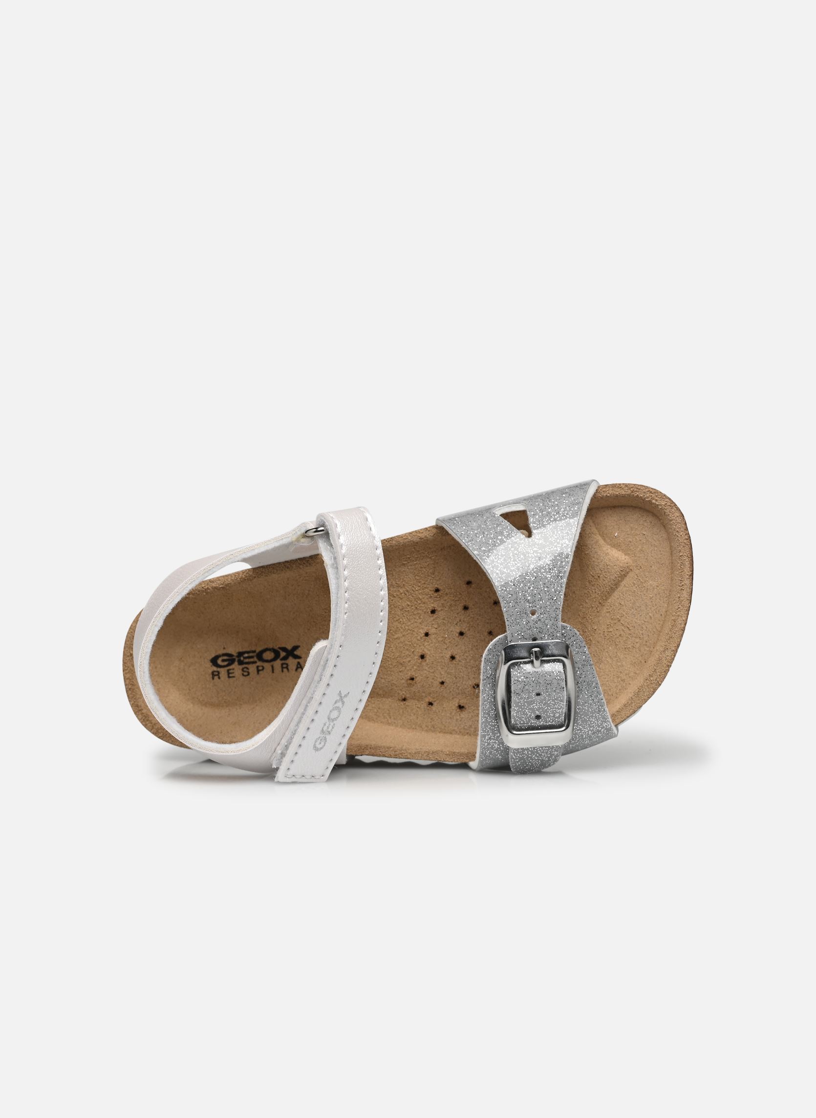 Sandali B Sandal Chalki Girl B bambina bianco Geox Sandali B Sandal Chalki Girl B bambina bianco Blanc Argent