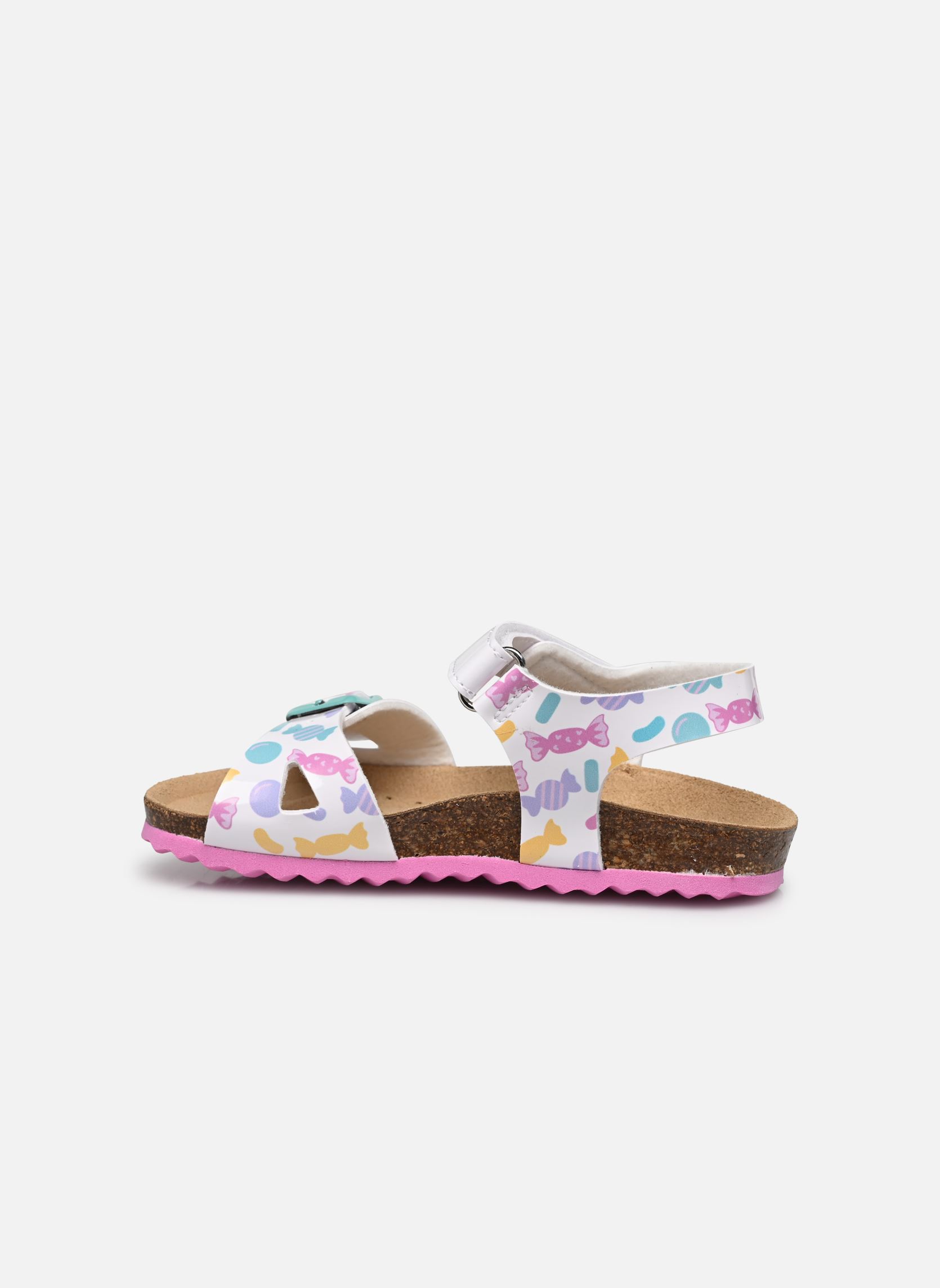 Sandalen B Sandal Chalki Girl B mädchen weiß Geox Sandalen B Sandal Chalki Girl B mädchen weiß Blanc/Multicolore