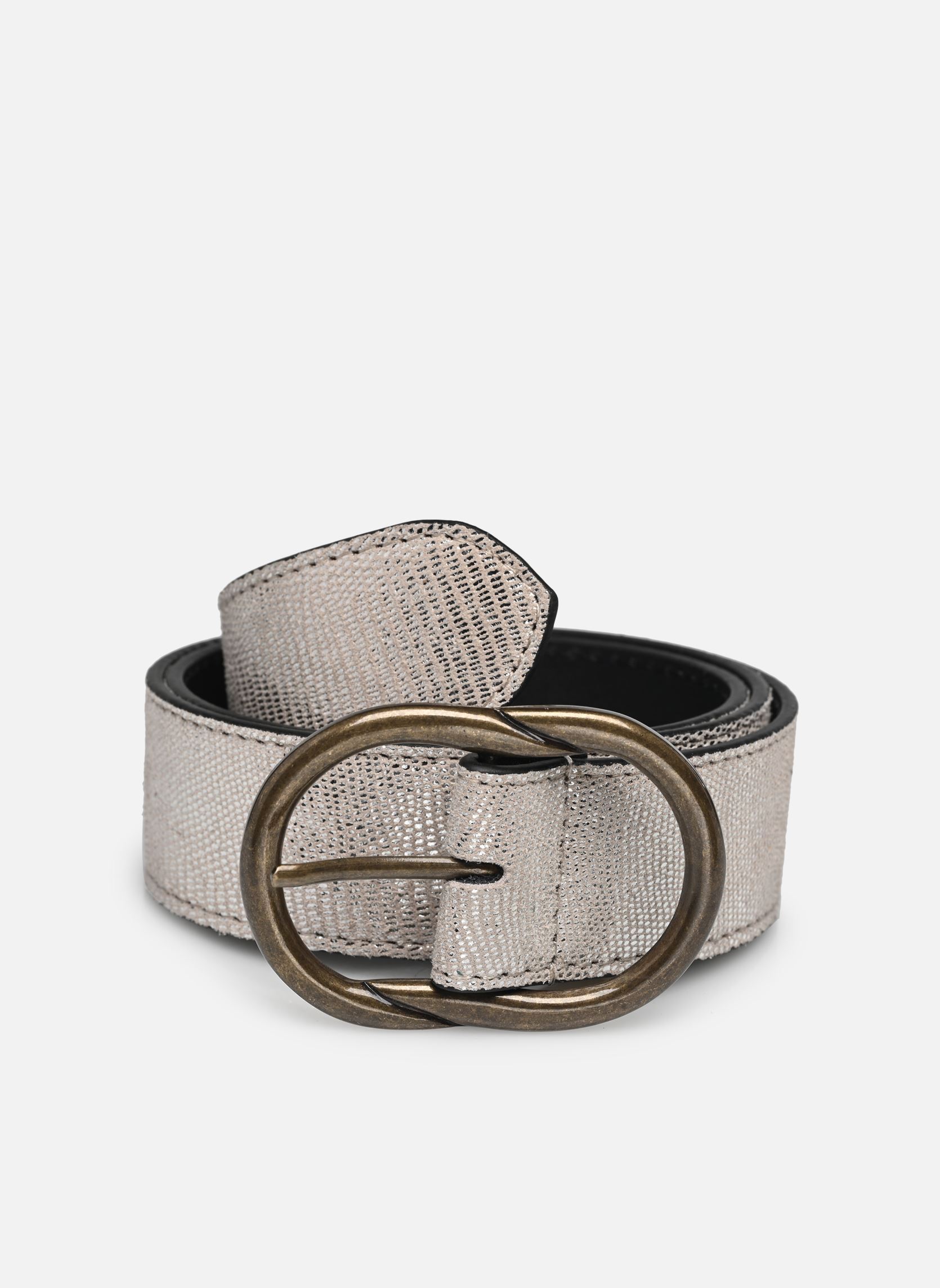 Ceintures Laura Leather Jeans Belt fc femme argent Pieces Ceintures Laura Leather Jeans Belt fc femme argent Silver Colour
