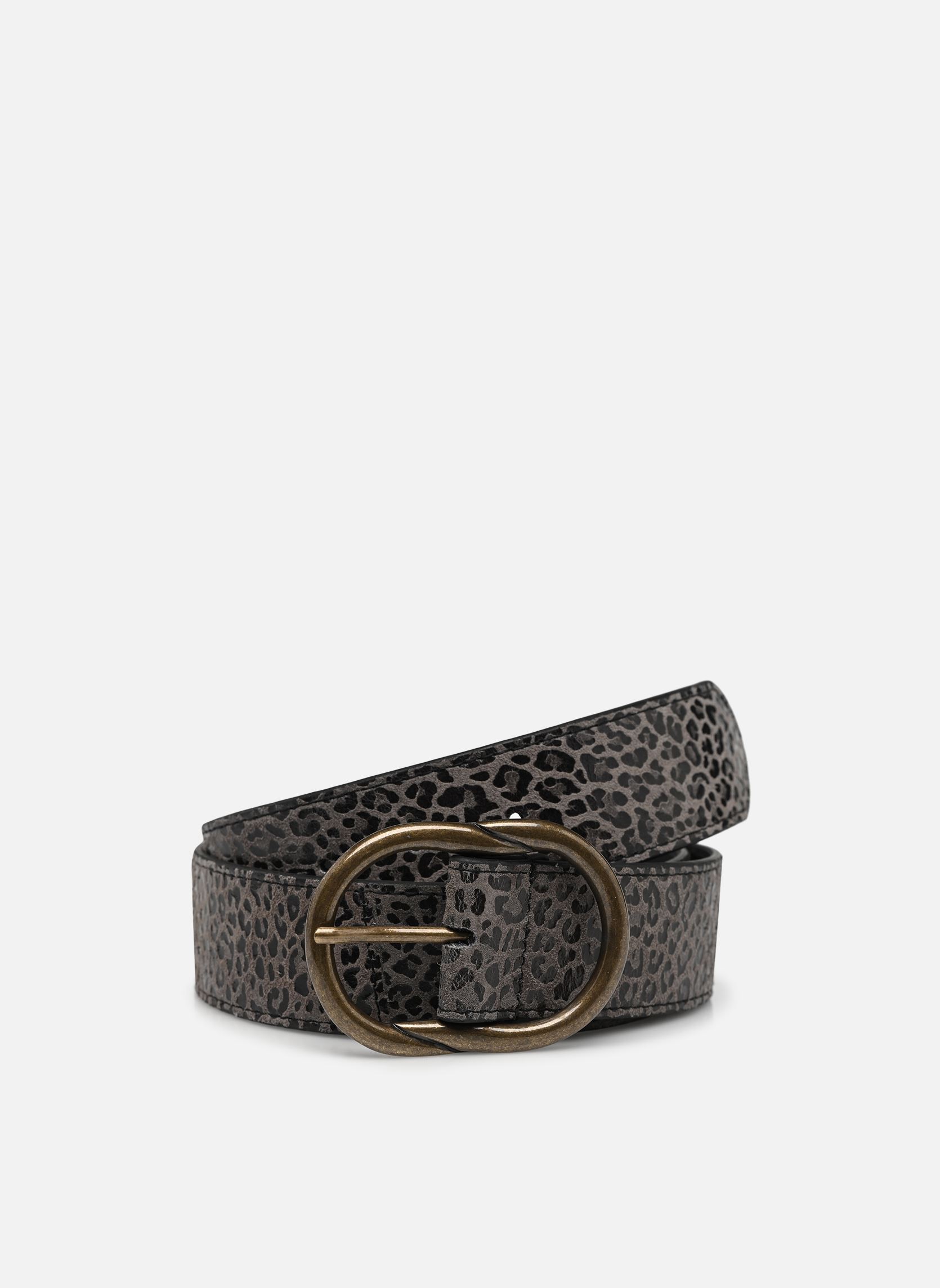 Riemen Laura Leather Jeans Belt fc dames grijs Pieces Riemen Laura Leather Jeans Belt fc dames grijs Concrete grey