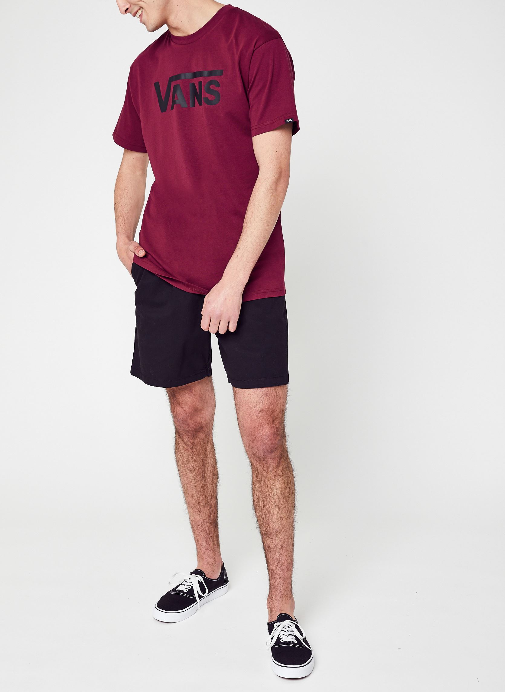 Pantaloncini Mn Range Relaxed Elastic Short uomo nero Vans Pantaloncini Mn Range Relaxed Elastic Short uomo nero BLACK