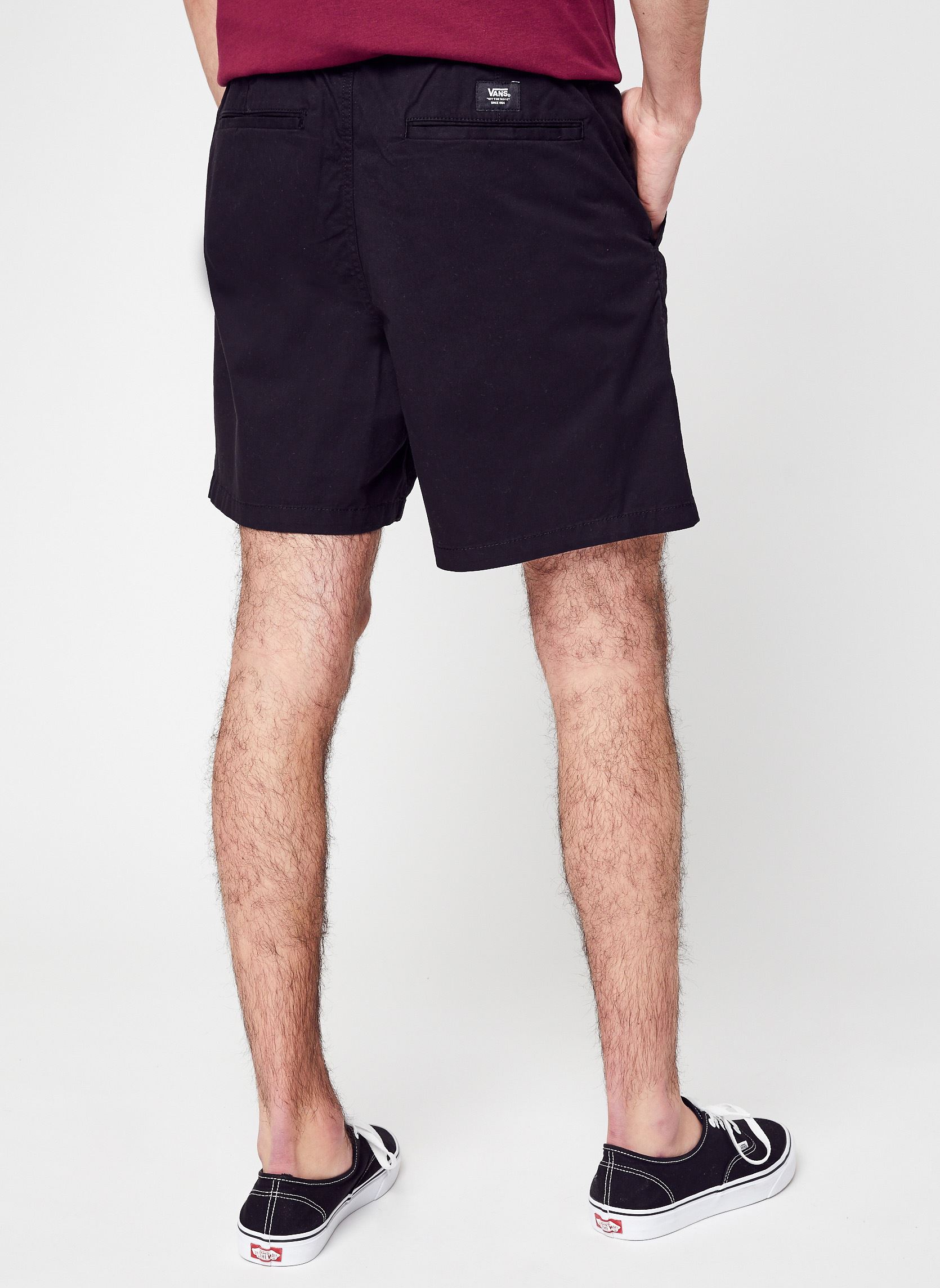 Pantaloncini Mn Range Relaxed Elastic Short uomo nero Vans Pantaloncini Mn Range Relaxed Elastic Short uomo nero BLACK