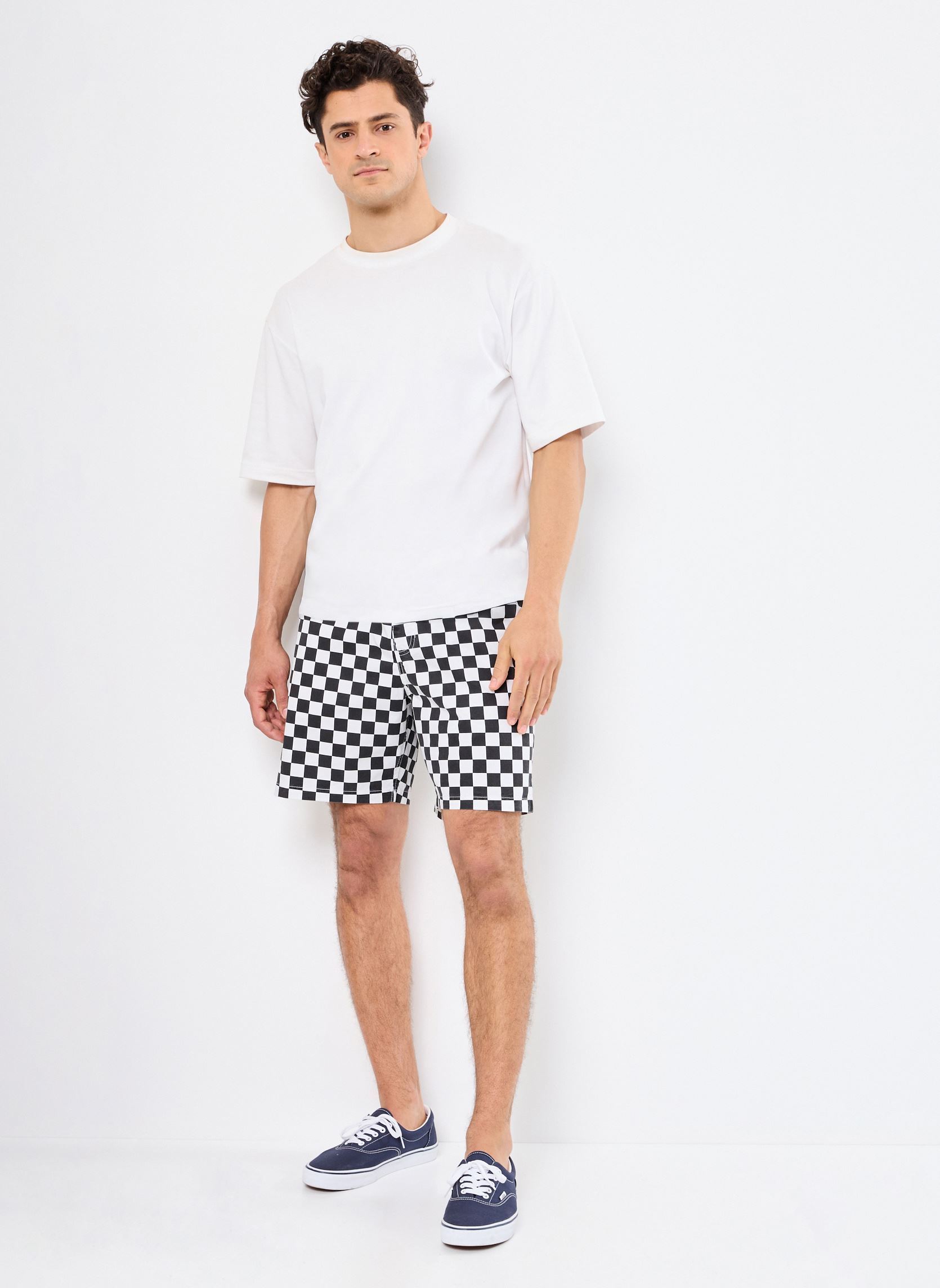 Shorts Mn Range Relaxed Elastic Short heren zwart Vans Shorts Mn Range Relaxed Elastic Short heren zwart CHECKERBOARD