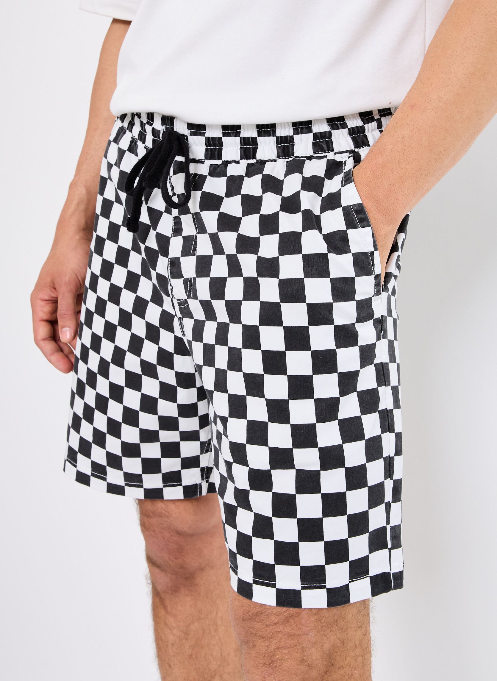 Shorts Mn Range Relaxed Elastic Short heren zwart Vans Shorts Mn Range Relaxed Elastic Short heren zwart CHECKERBOARD
