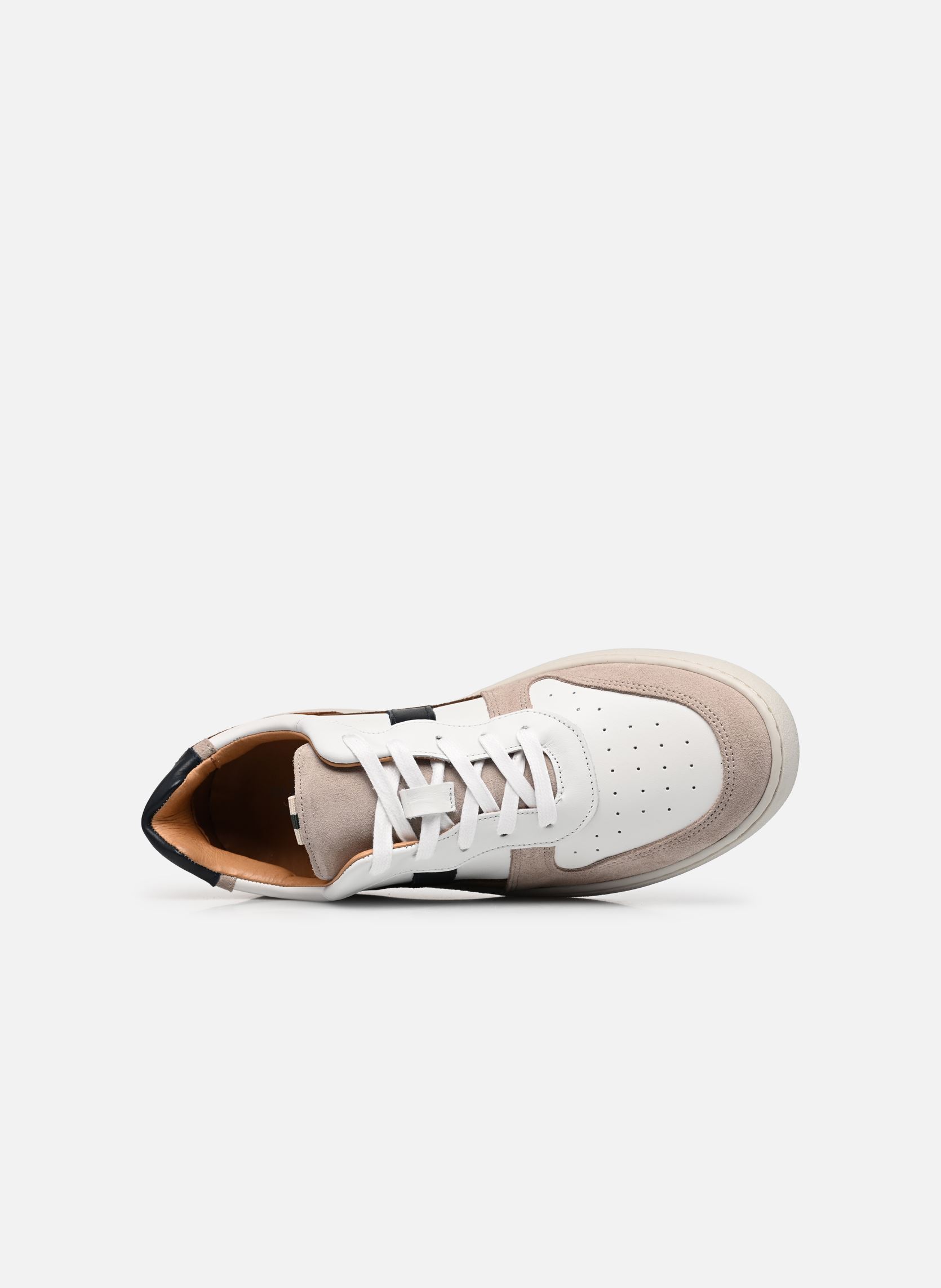 Baskets basses H612104LIS homme marron Minelli Baskets basses H612104LIS homme marron COGNAC ECRU