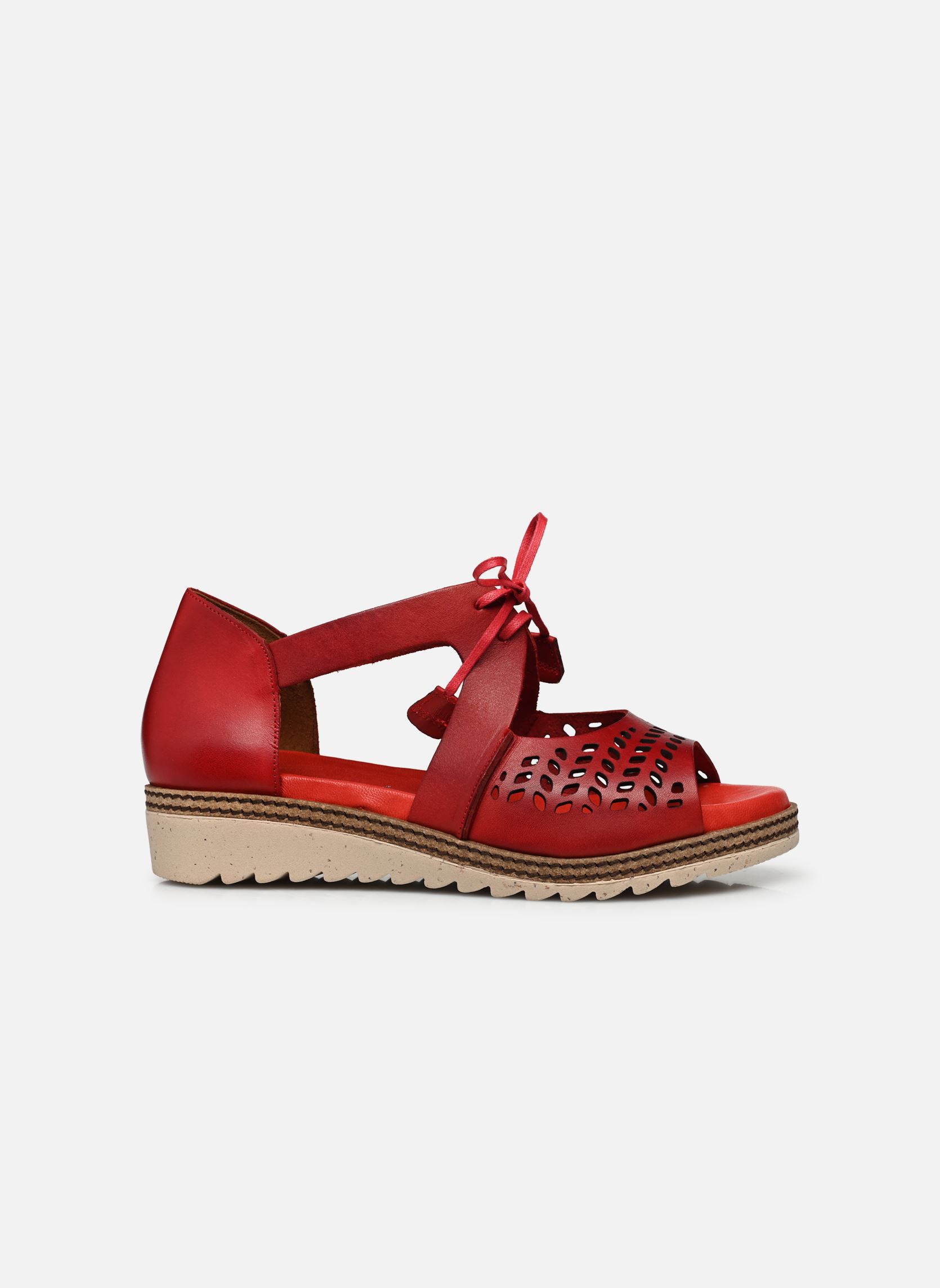Sandales compensées et plateformes Espe D8773 femme rouge Dorking Sandales compensées et plateformes Espe D8773 femme rouge TEXAS ROJO