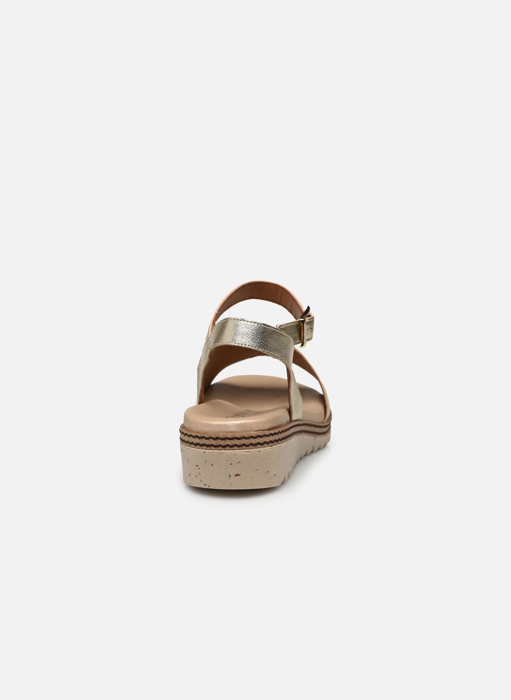 Sandali con zeppa e plateau Espe D8771 donna oro e bronzo Dorking Sandali con zeppa e plateau Espe D8771 donna oro e bronzo COSMOS CARRARA