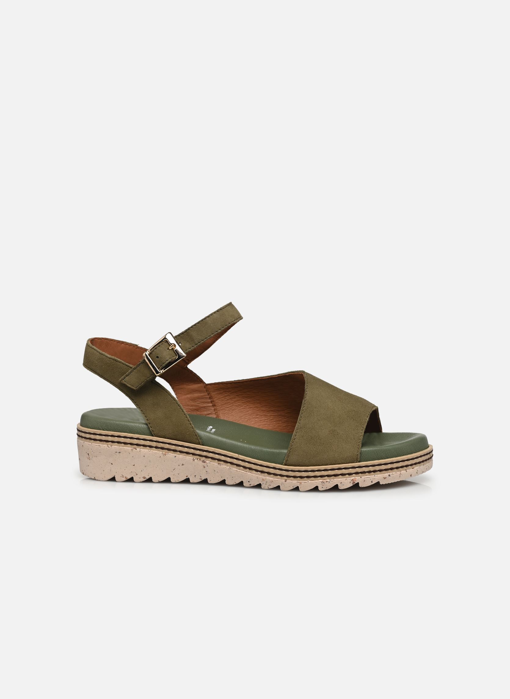 Sandales compensées et plateformes Espe D8771 femme vert Dorking Sandales compensées et plateformes Espe D8771 femme vert ante kaki