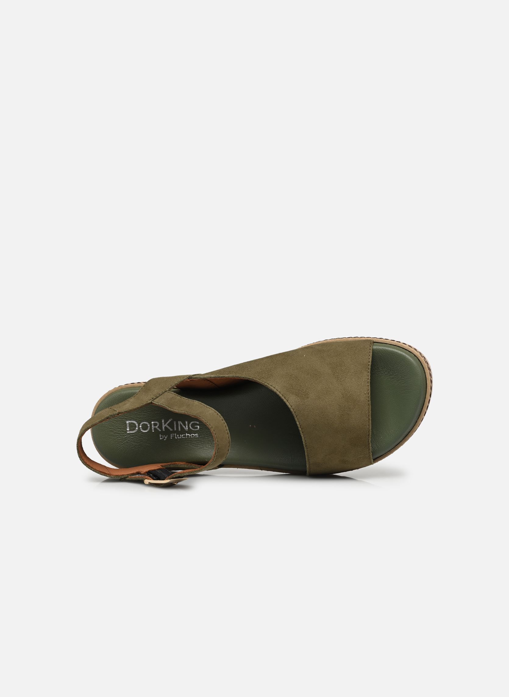 Sandales compensées et plateformes Espe D8771 femme vert Dorking Sandales compensées et plateformes Espe D8771 femme vert ante kaki