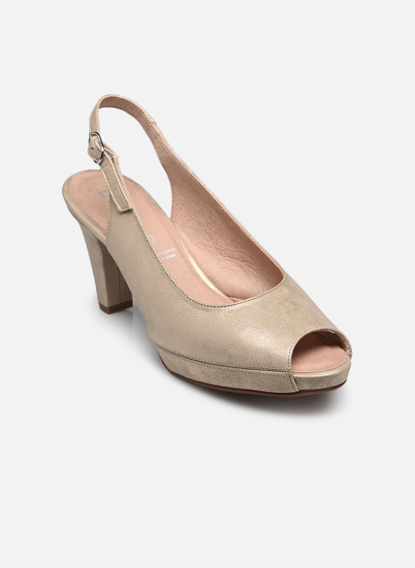 Slingback pumps Blesa D6604 dames goud en brons Dorking Slingback pumps Blesa D6604 dames goud en brons LAGUNA PLATINO