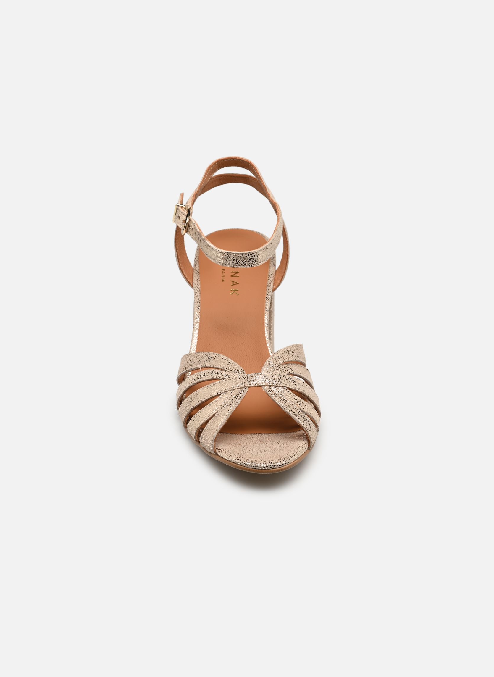 Sandales DEBACQ femme or et bronze Jonak Sandales DEBACQ femme or et bronze Platine
