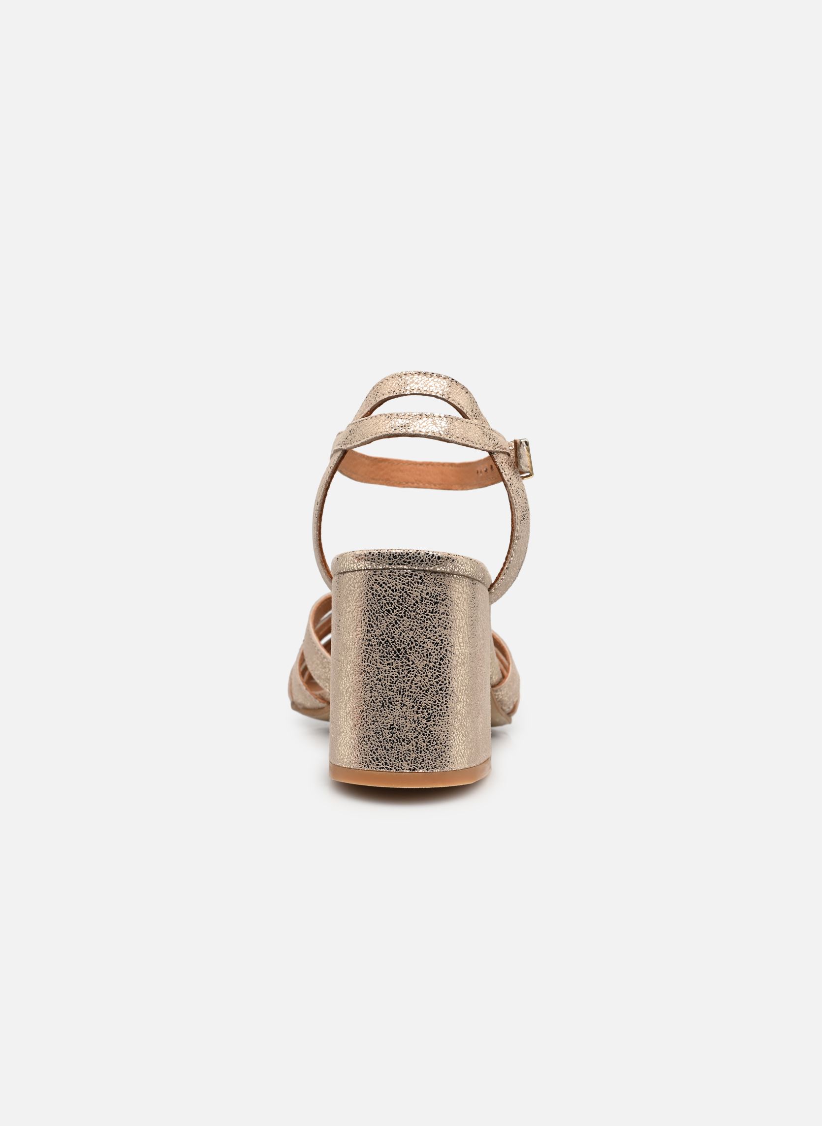 Sandales DEBACQ femme or et bronze Jonak Sandales DEBACQ femme or et bronze Platine