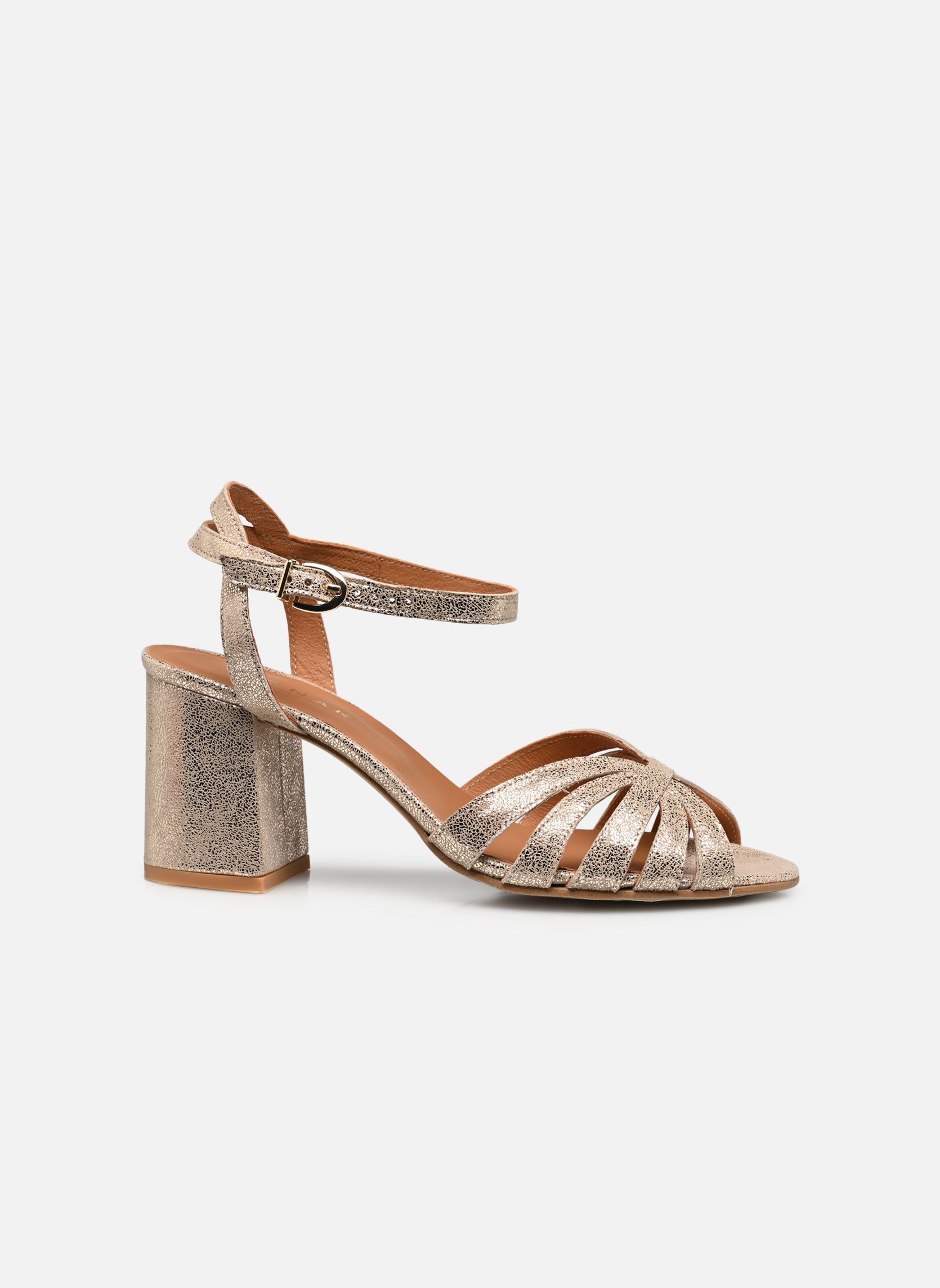Sandales DEBACQ femme or et bronze Jonak Sandales DEBACQ femme or et bronze Platine