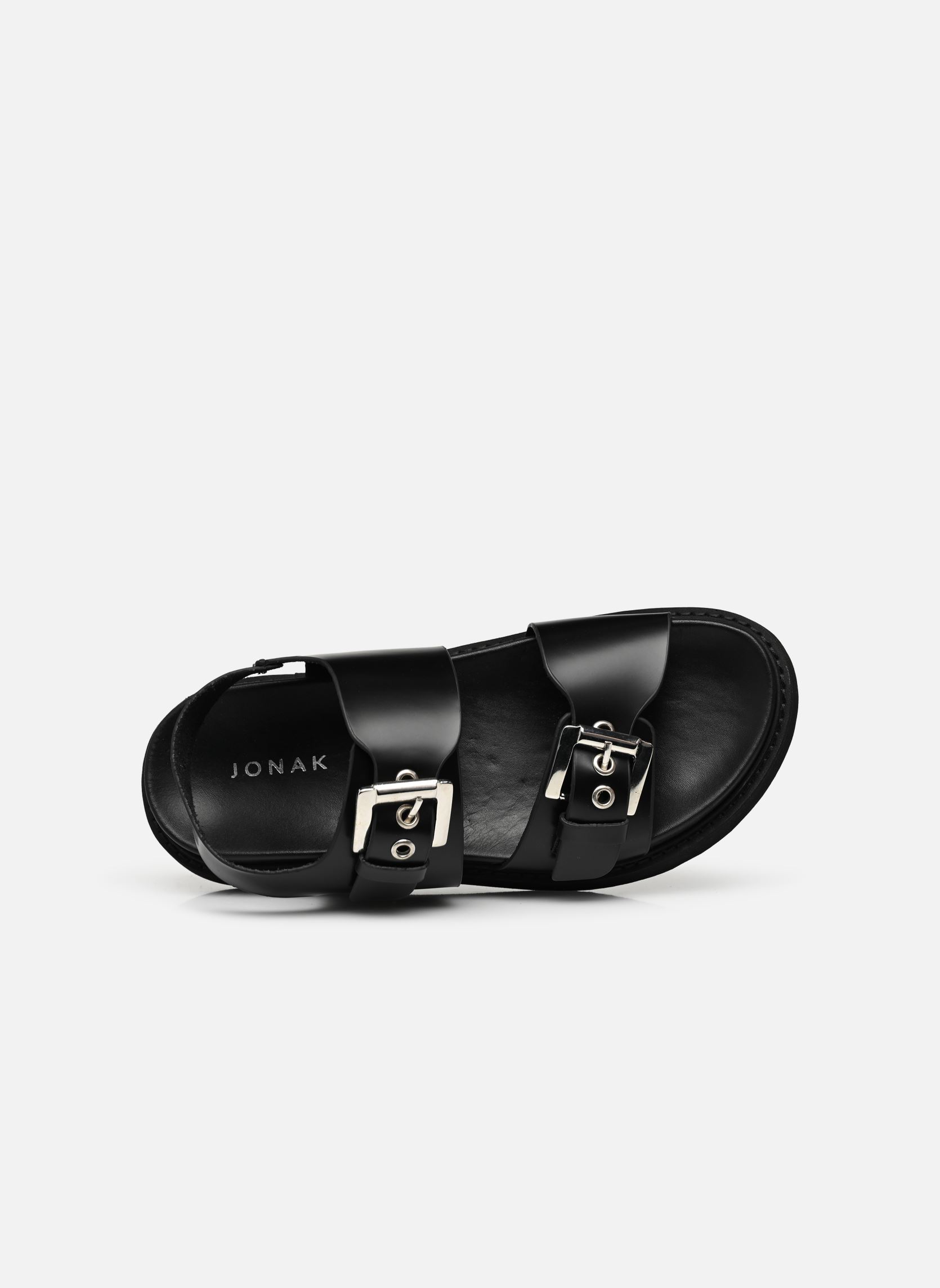 Sandalen met sleehak en plateau LAGO dames zwart Jonak Sandalen met sleehak en plateau LAGO dames zwart CUIR GLACE NOIR