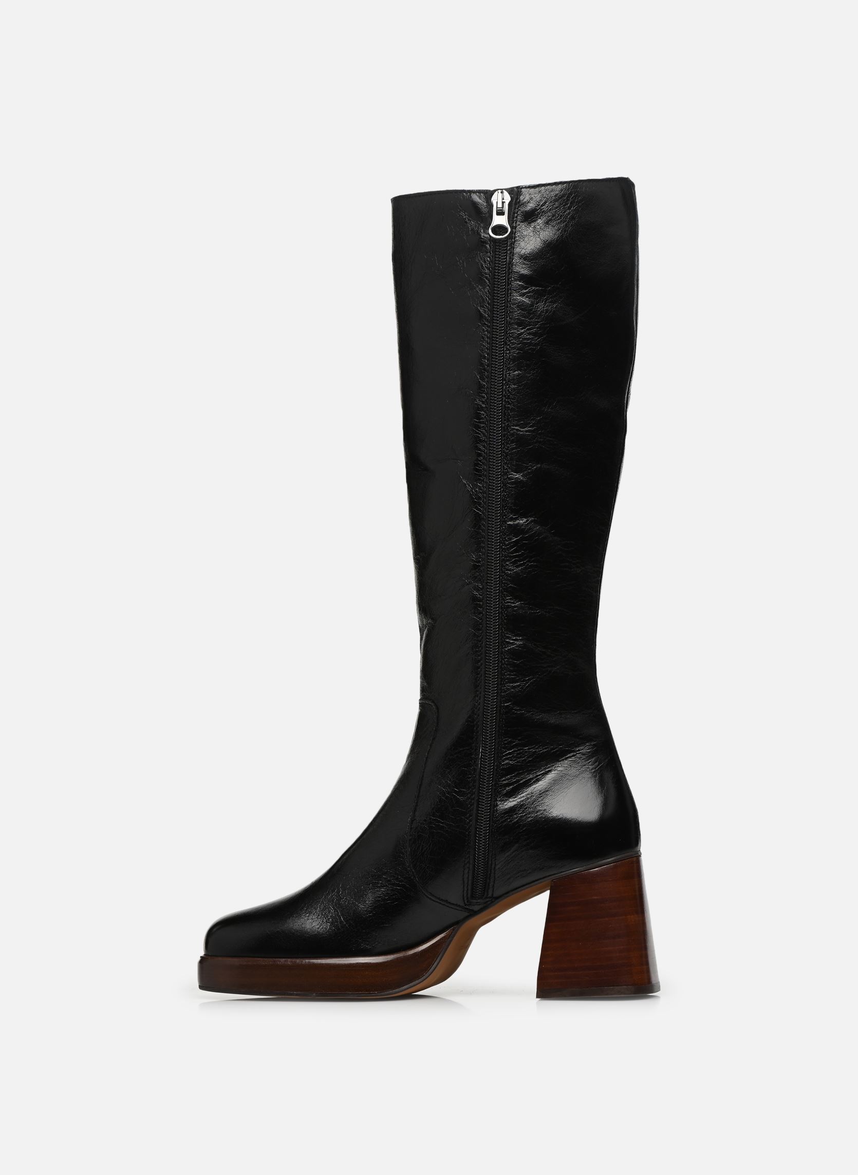 Laarzen BETINA dames zwart Jonak Laarzen BETINA dames zwart CUIR VIEILLI NOIR