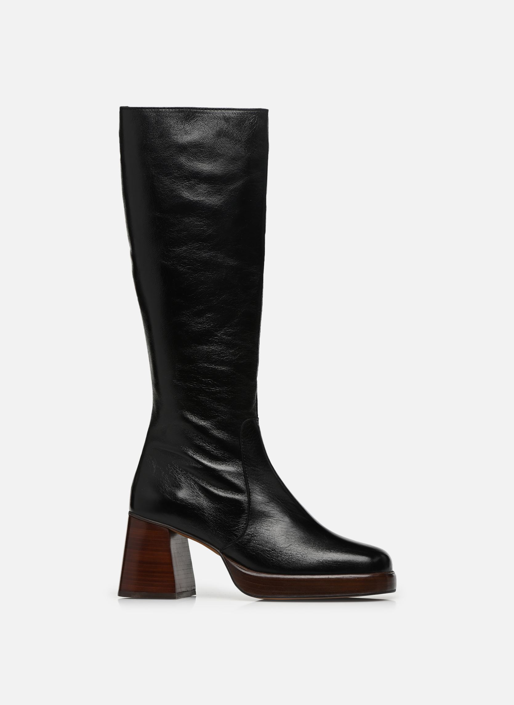 Laarzen BETINA dames zwart Jonak Laarzen BETINA dames zwart CUIR VIEILLI NOIR