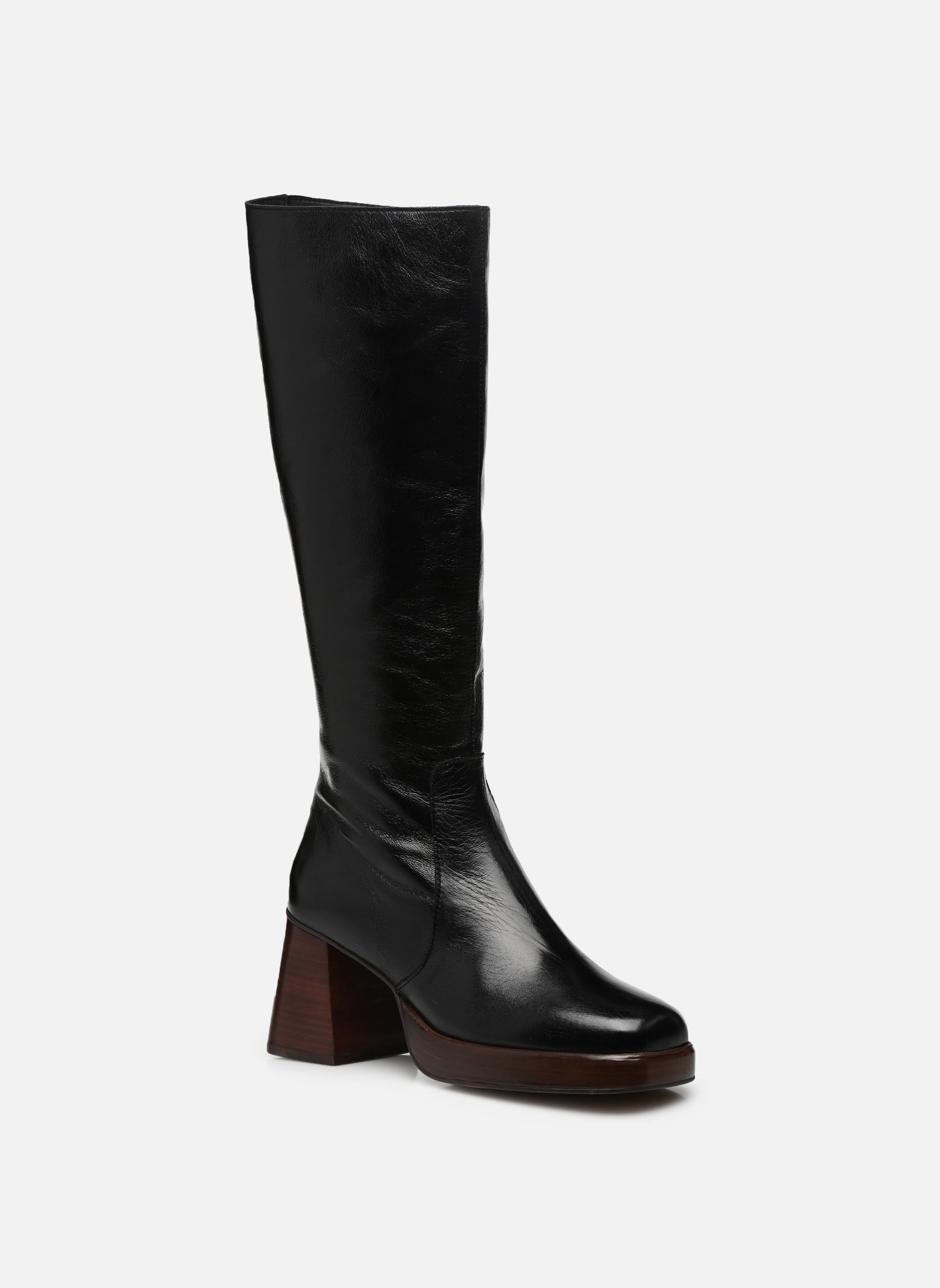 Laarzen BETINA dames zwart Jonak Laarzen BETINA dames zwart CUIR VIEILLI NOIR