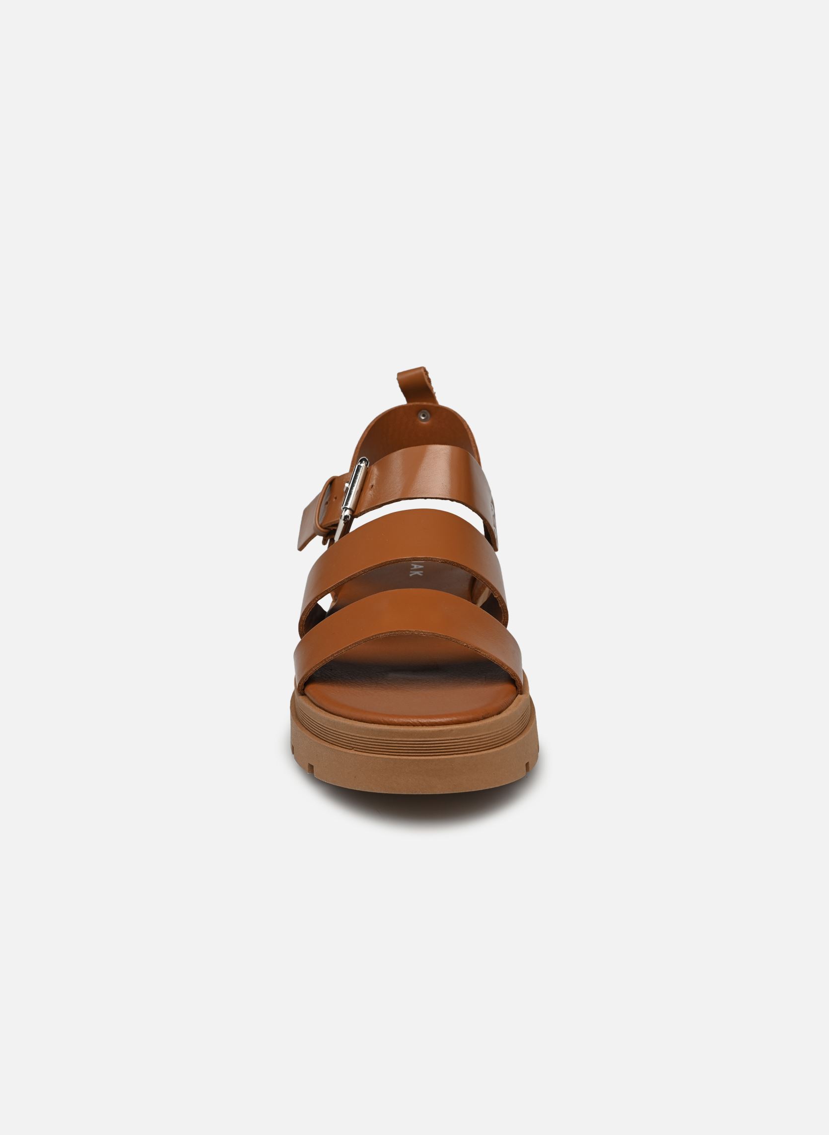 Sandali con zeppa e plateau PRIAME donna marrone Jonak Sandali con zeppa e plateau PRIAME donna marrone Cognac