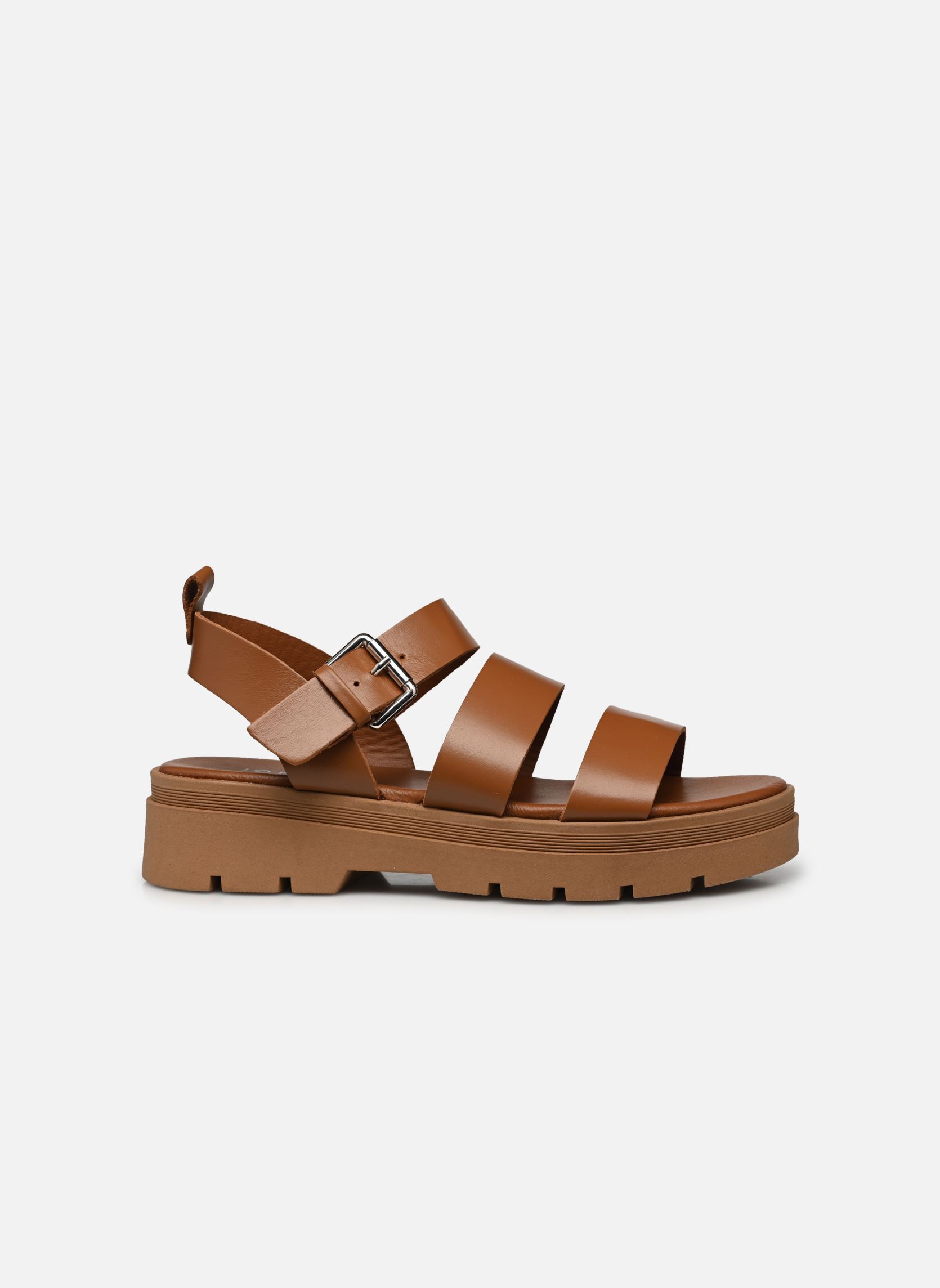 Sandali con zeppa e plateau PRIAME donna marrone Jonak Sandali con zeppa e plateau PRIAME donna marrone Cognac