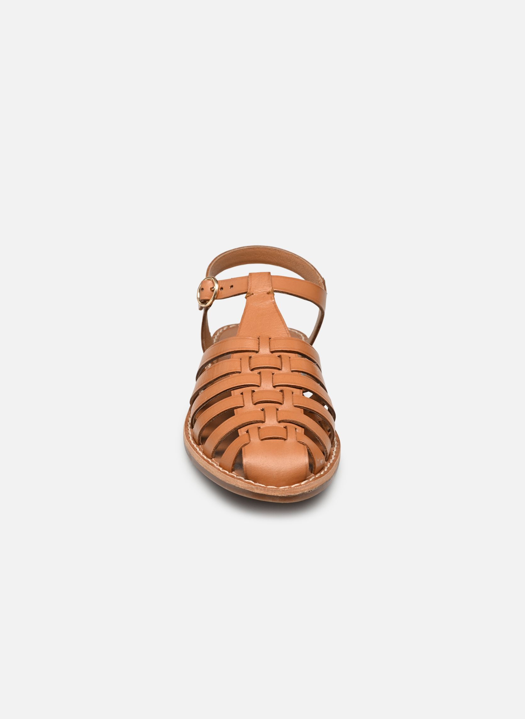 Sandales WOLF femme marron Jonak Sandales WOLF femme marron Cuir Camel