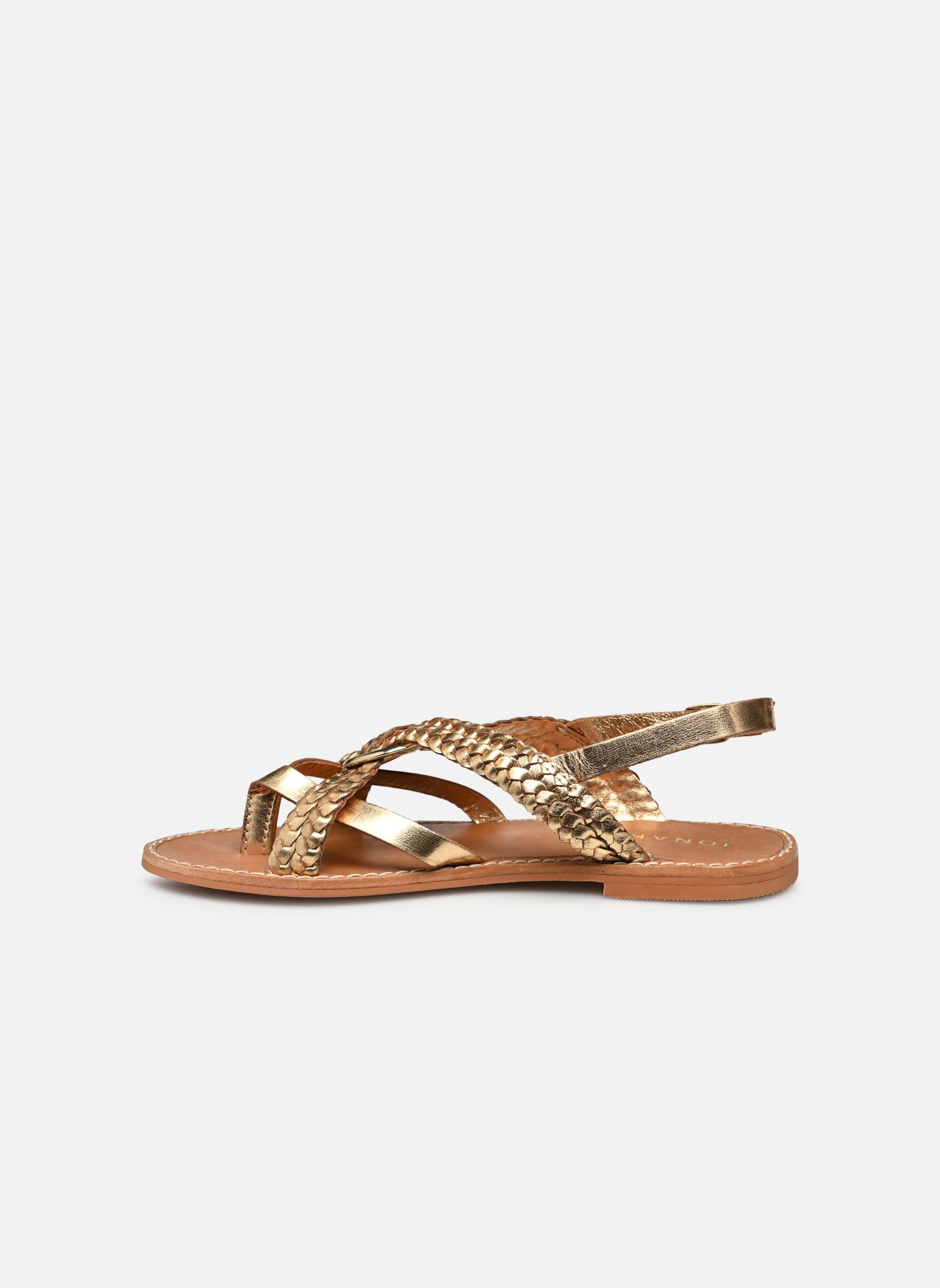 Sandalen WOOD damen gold und bronze Jonak Sandalen WOOD damen gold und bronze Cuir Or