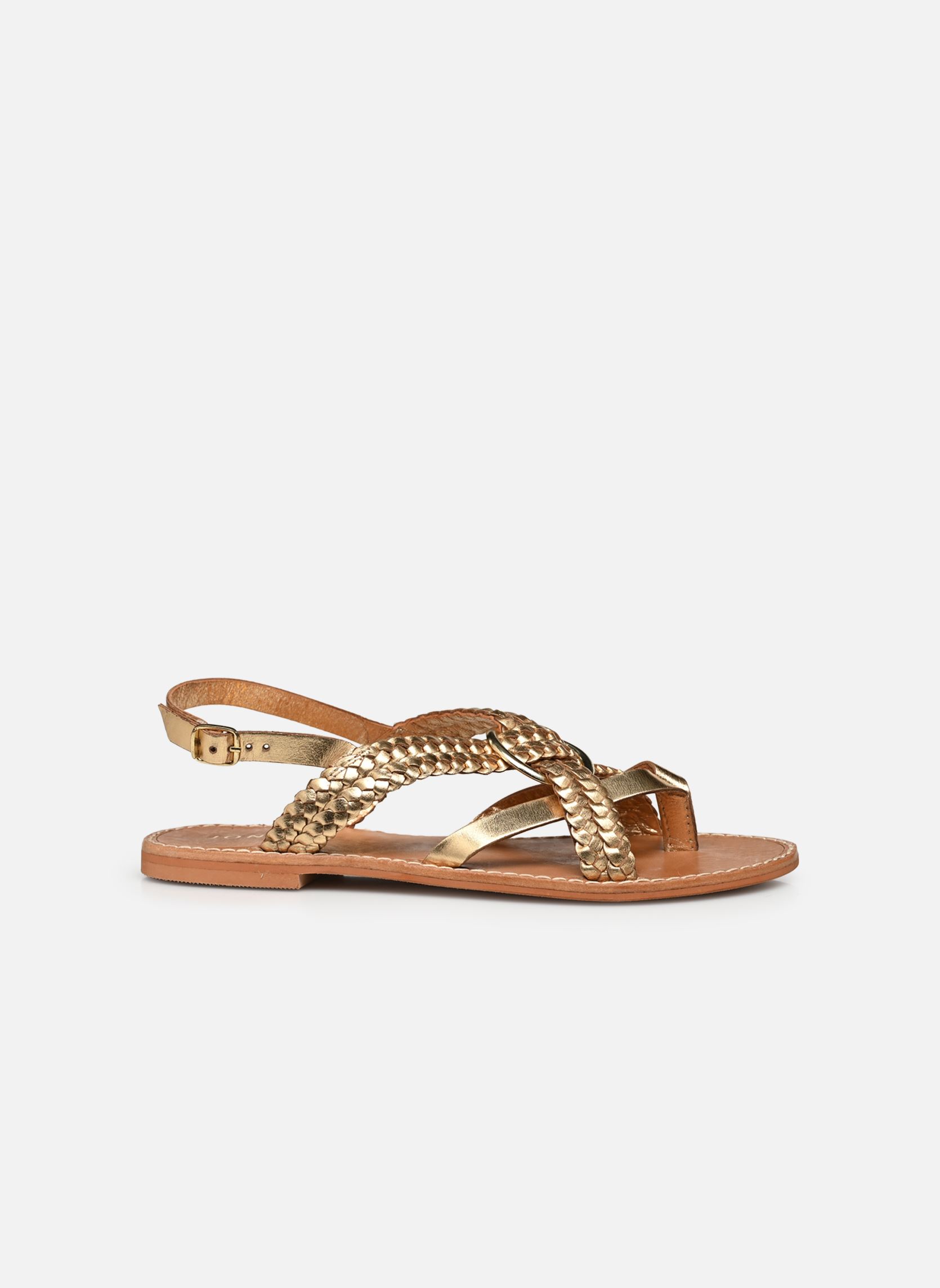 Sandalen WOOD damen gold und bronze Jonak Sandalen WOOD damen gold und bronze Cuir Or