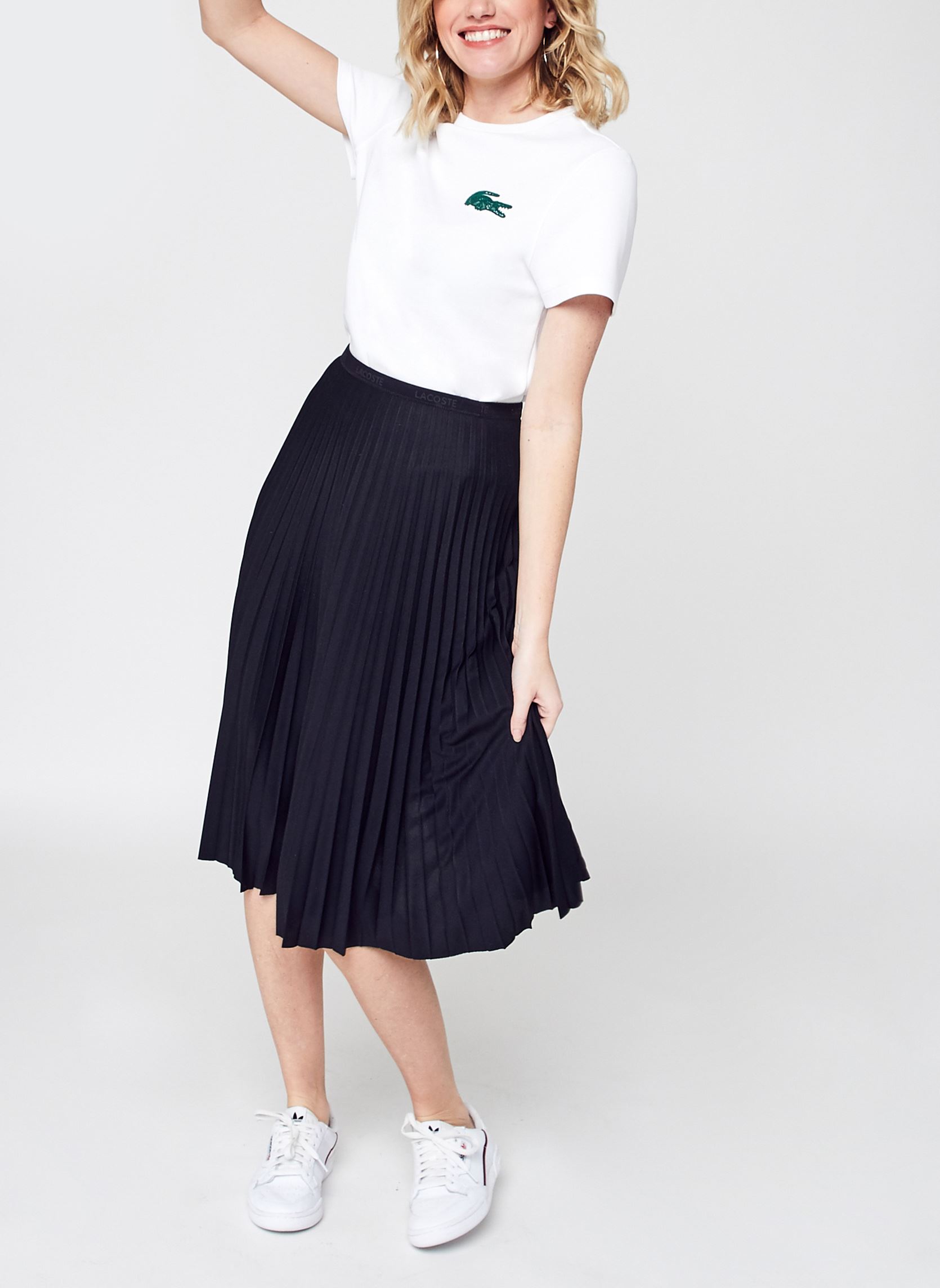 Jupes mi-longues Jupe JF8050 femme noir Lacoste Jupes mi-longues Jupe JF8050 femme noir 031 NOIR