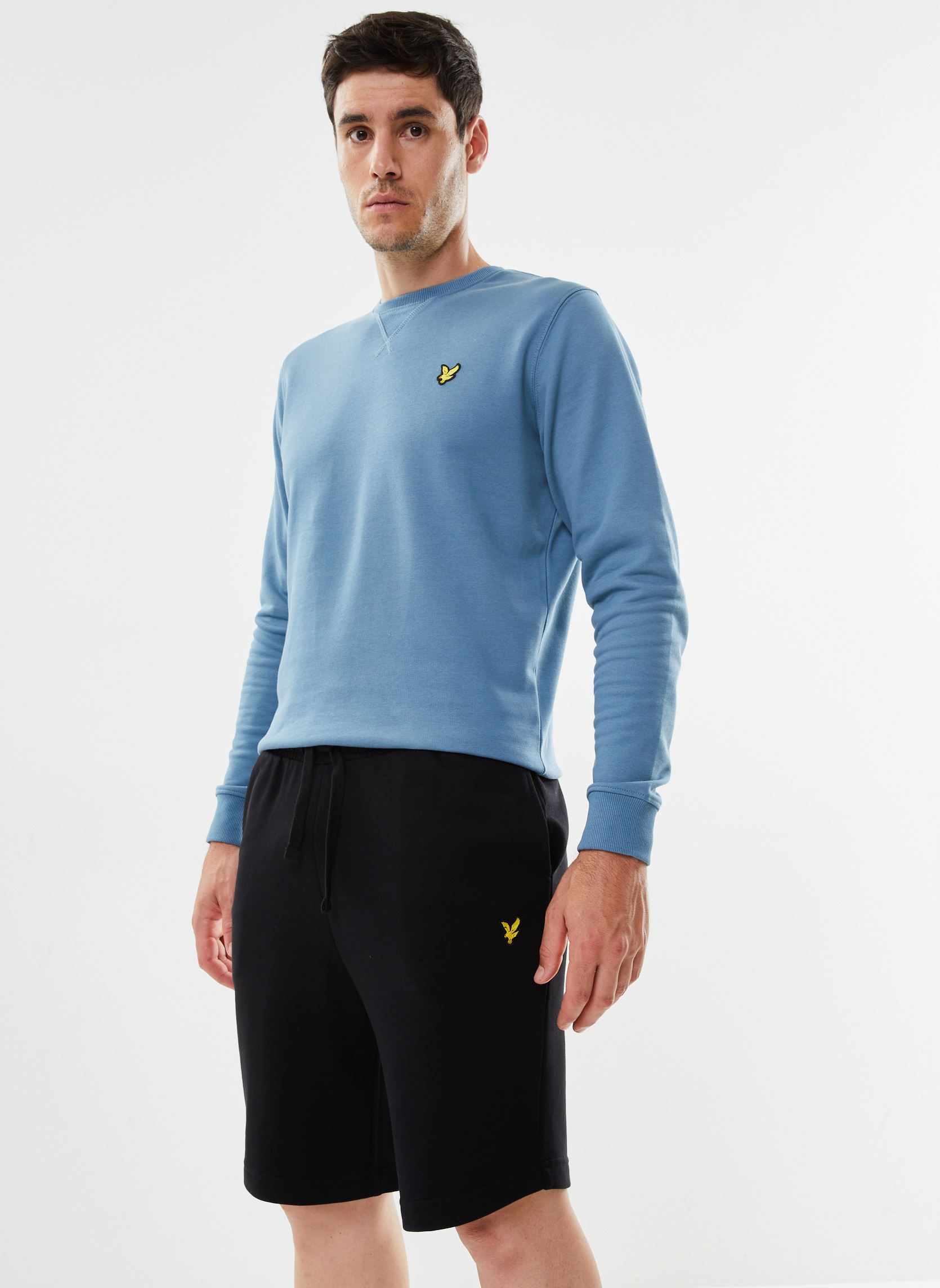 Shorts de sport Sweat Short homme noir Lyle & Scott Shorts de sport Sweat Short homme noir Z865 JET BLACK